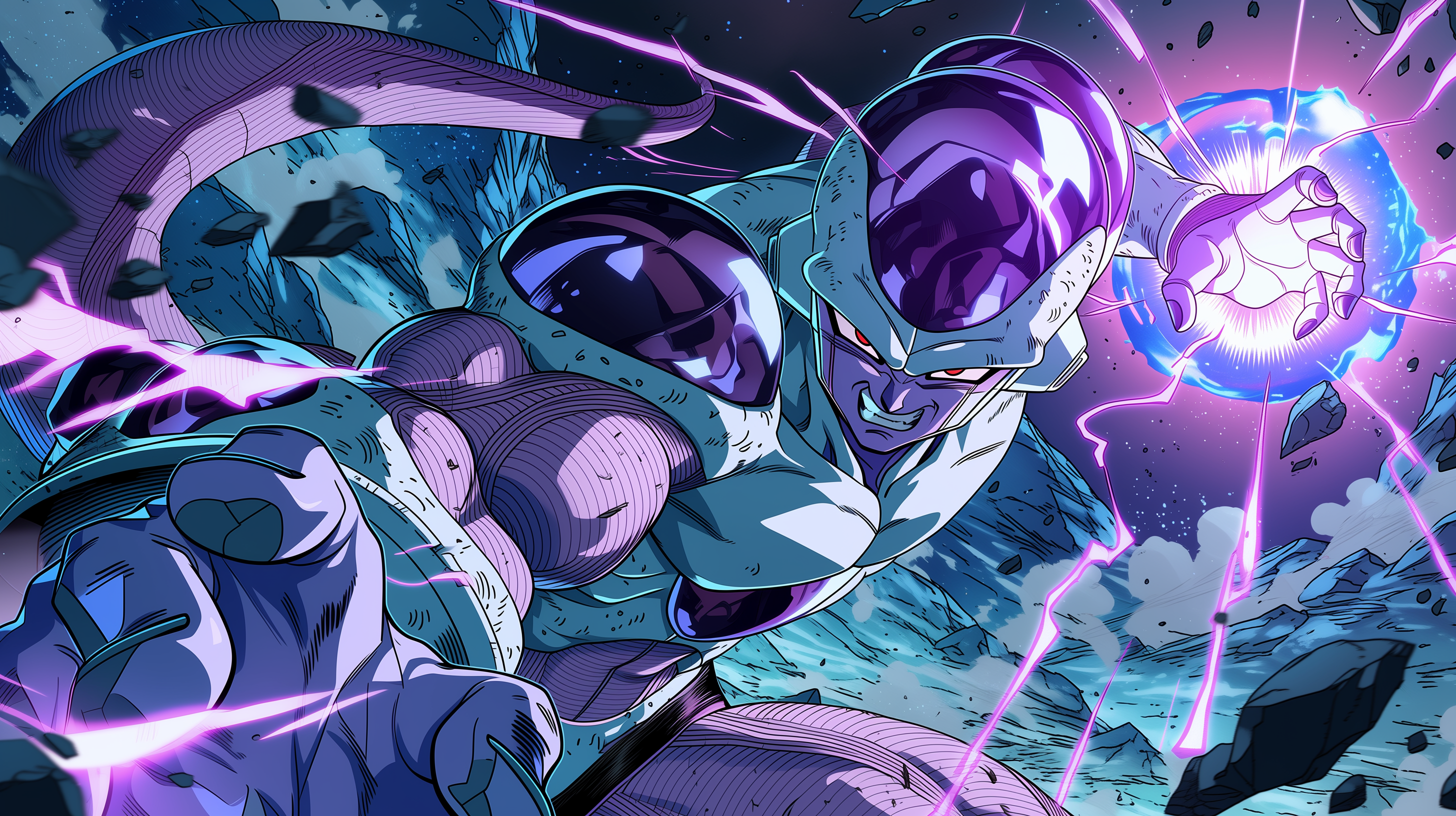 fond d'écran Frieza windows 11 4k téléchargement gratuit