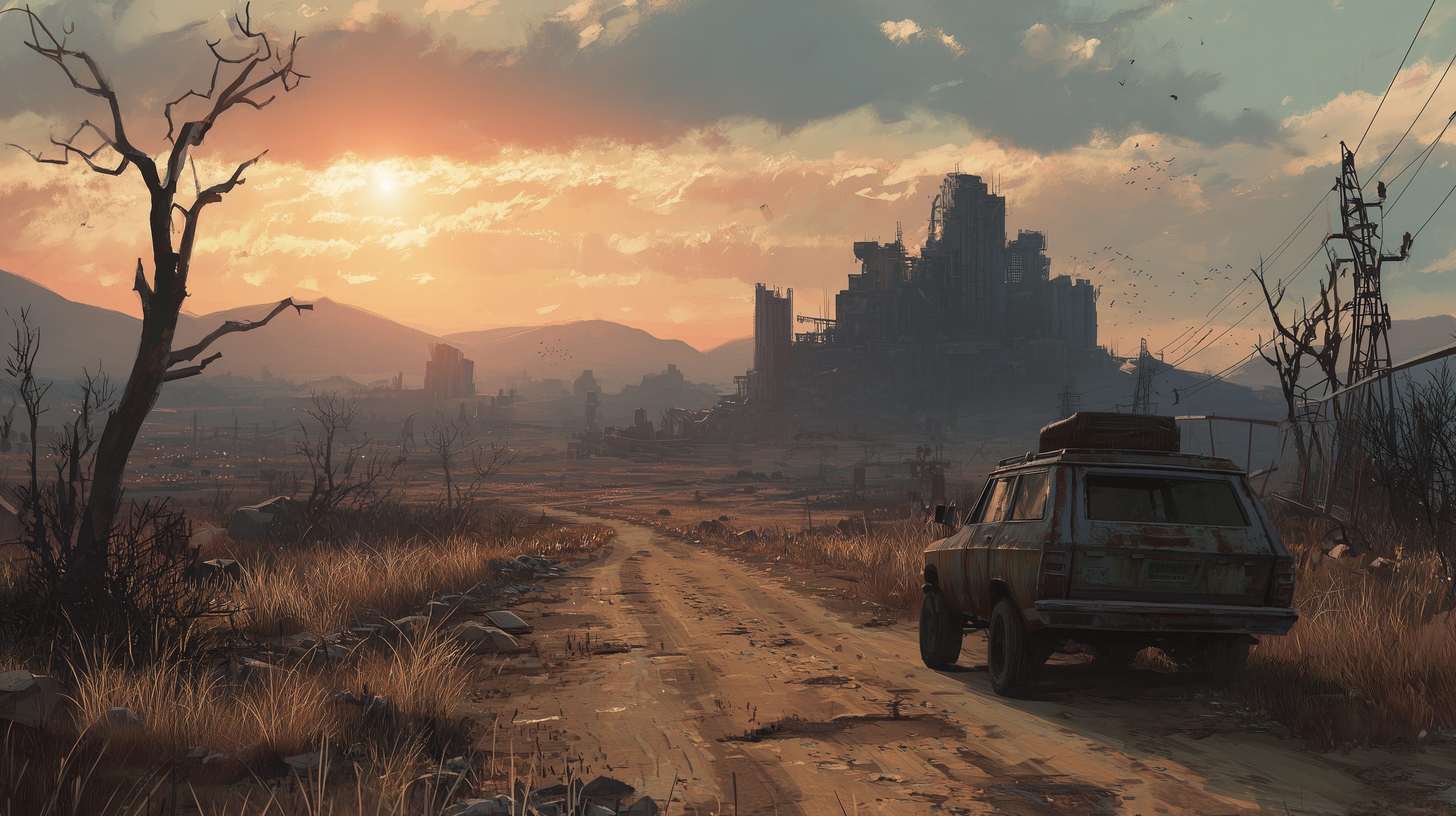 fond d'écran Terre en friche windows 10 gratuit téléchargement gratuit