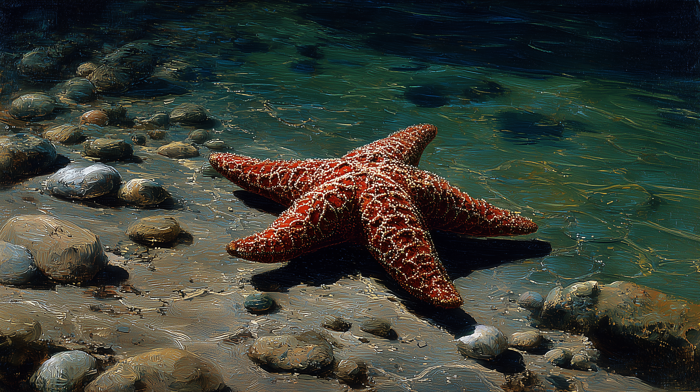 fond d'écran Étoile de mer pc 2560x1440 téléchargement gratuit