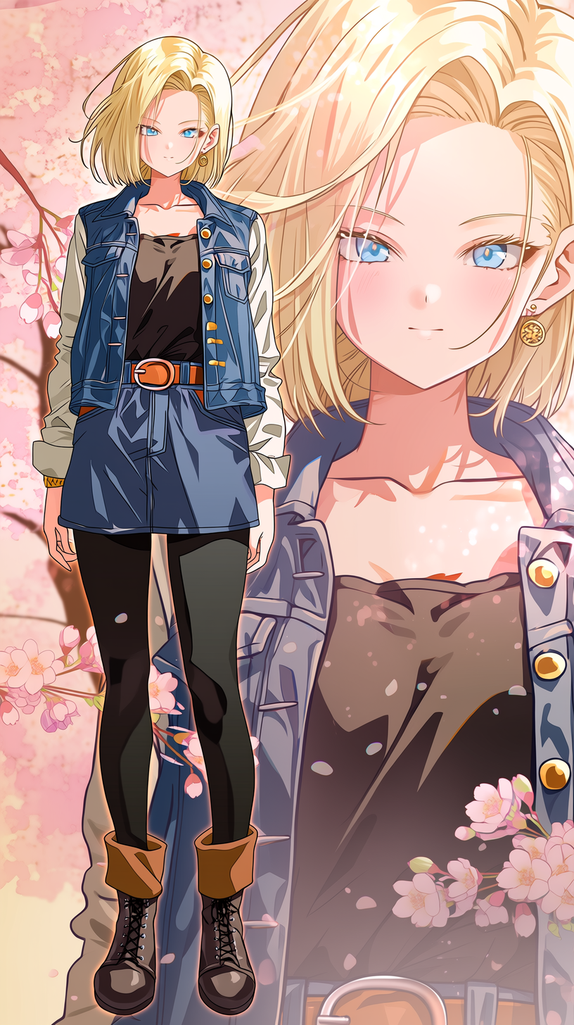 fond d'écran Android 18 iphone 12 gratuit