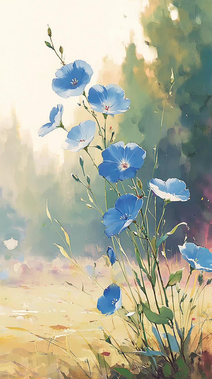 fond d'écran Linum lewisii téléphone gratuit