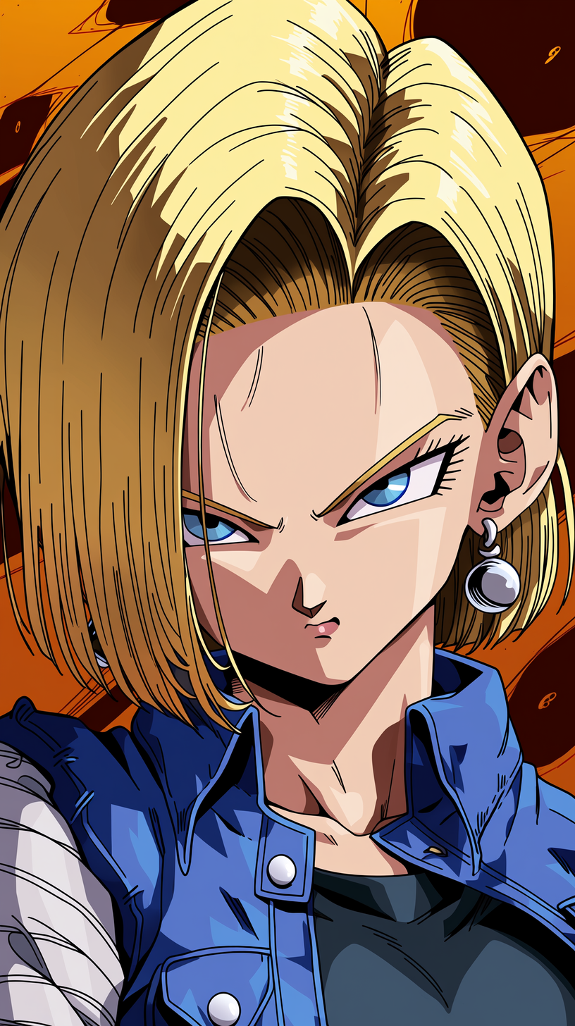 fond d'écran Android 18 téléphone samsung gratuit télécharger gratuit