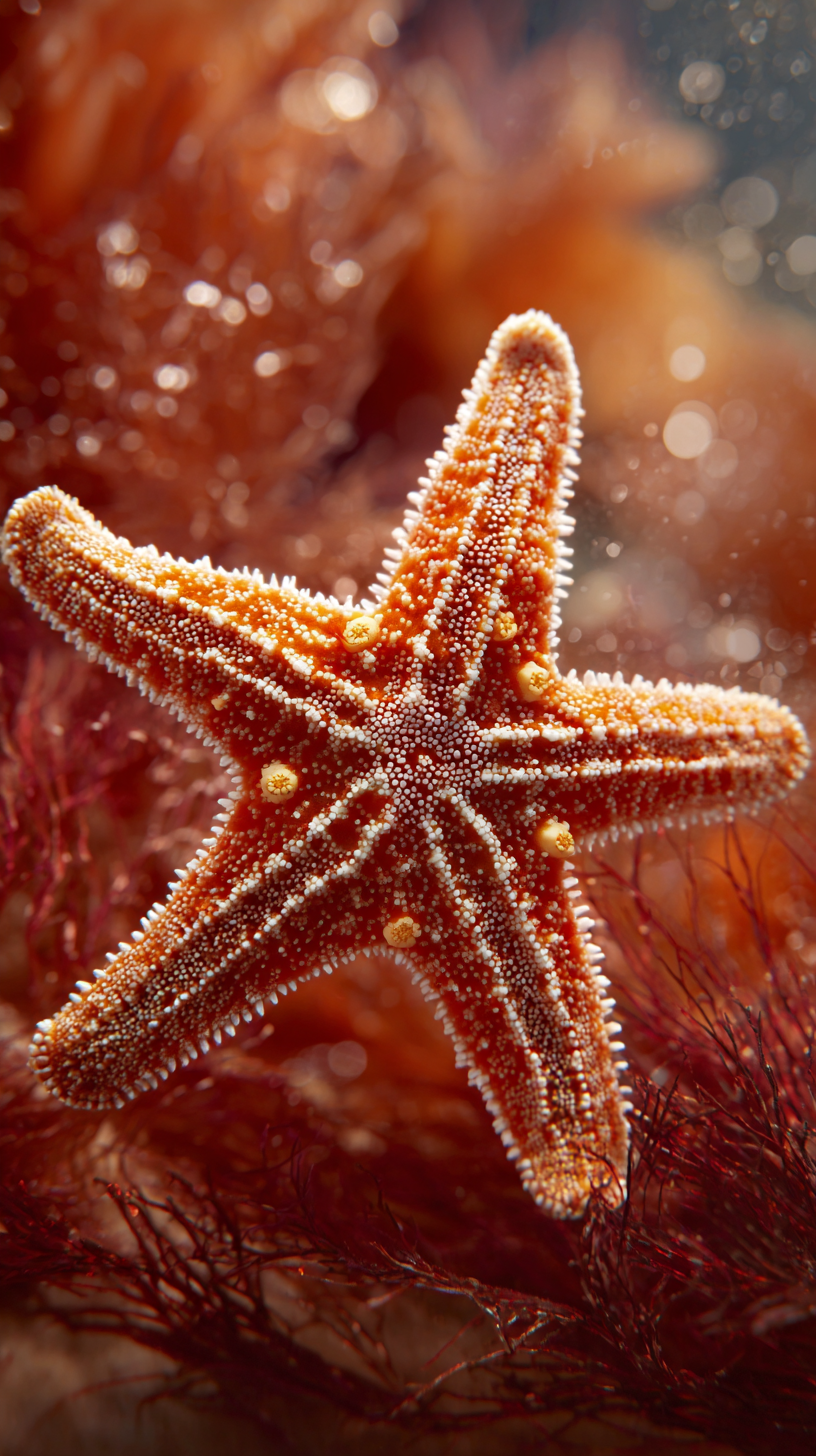 fond d'écran Étoile de mer iphone x télécharger gratuit