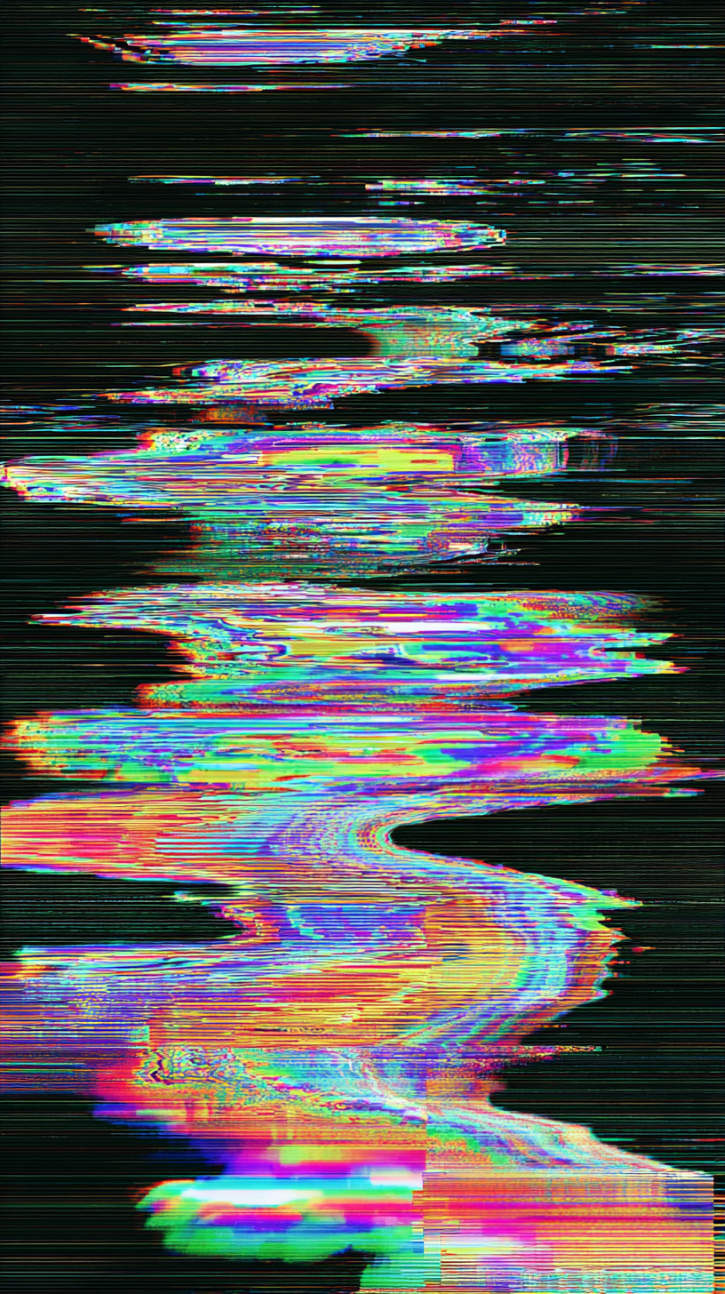fond d'écran glitch sans filigrane pour téléphone portable gratuit