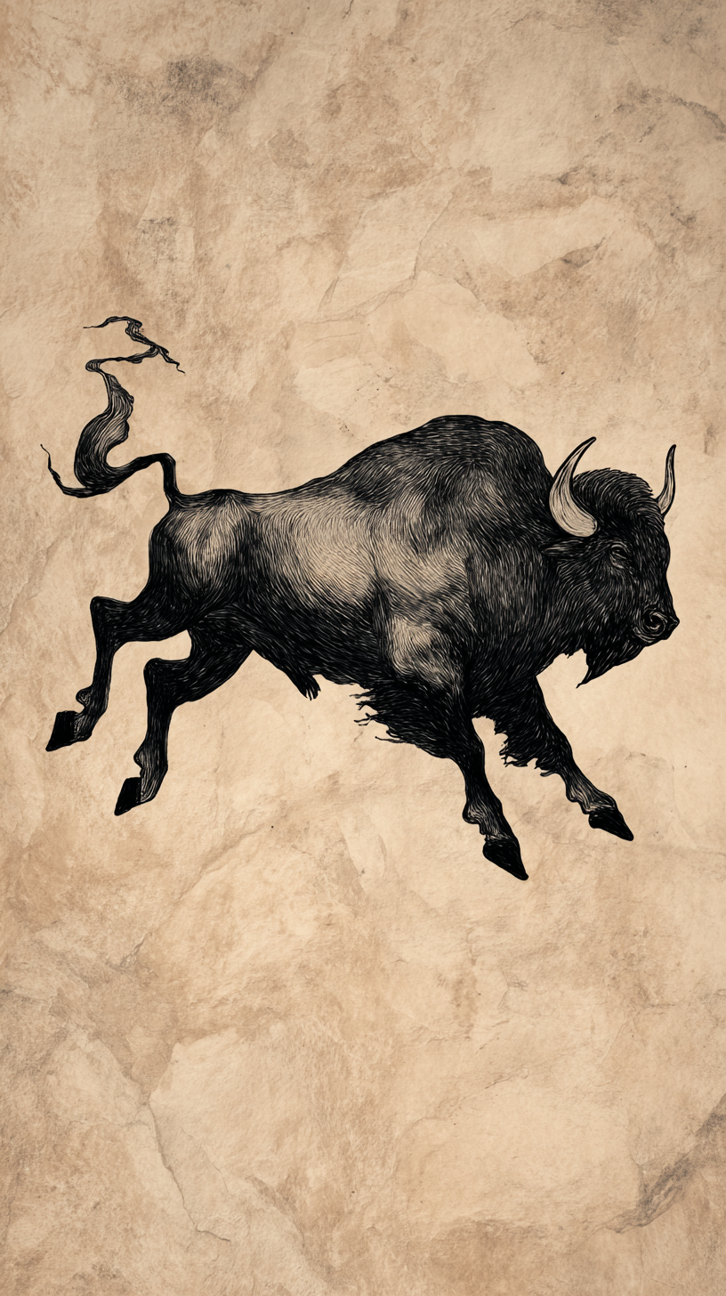 fond d'écran Bison iphone 16 pro max télécharger gratuit