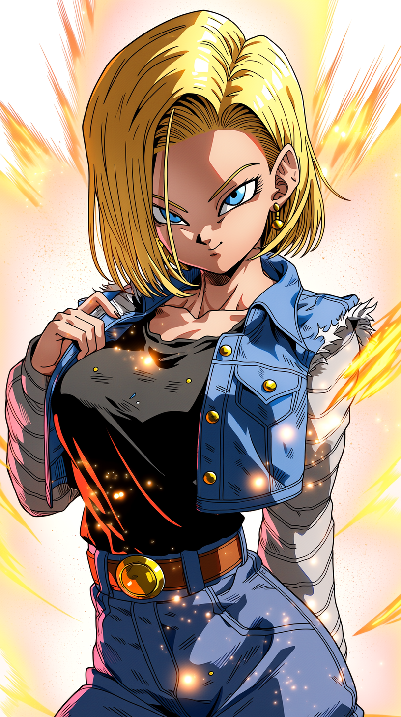 fond d'écran Android 18 téléphone télécharger gratuit