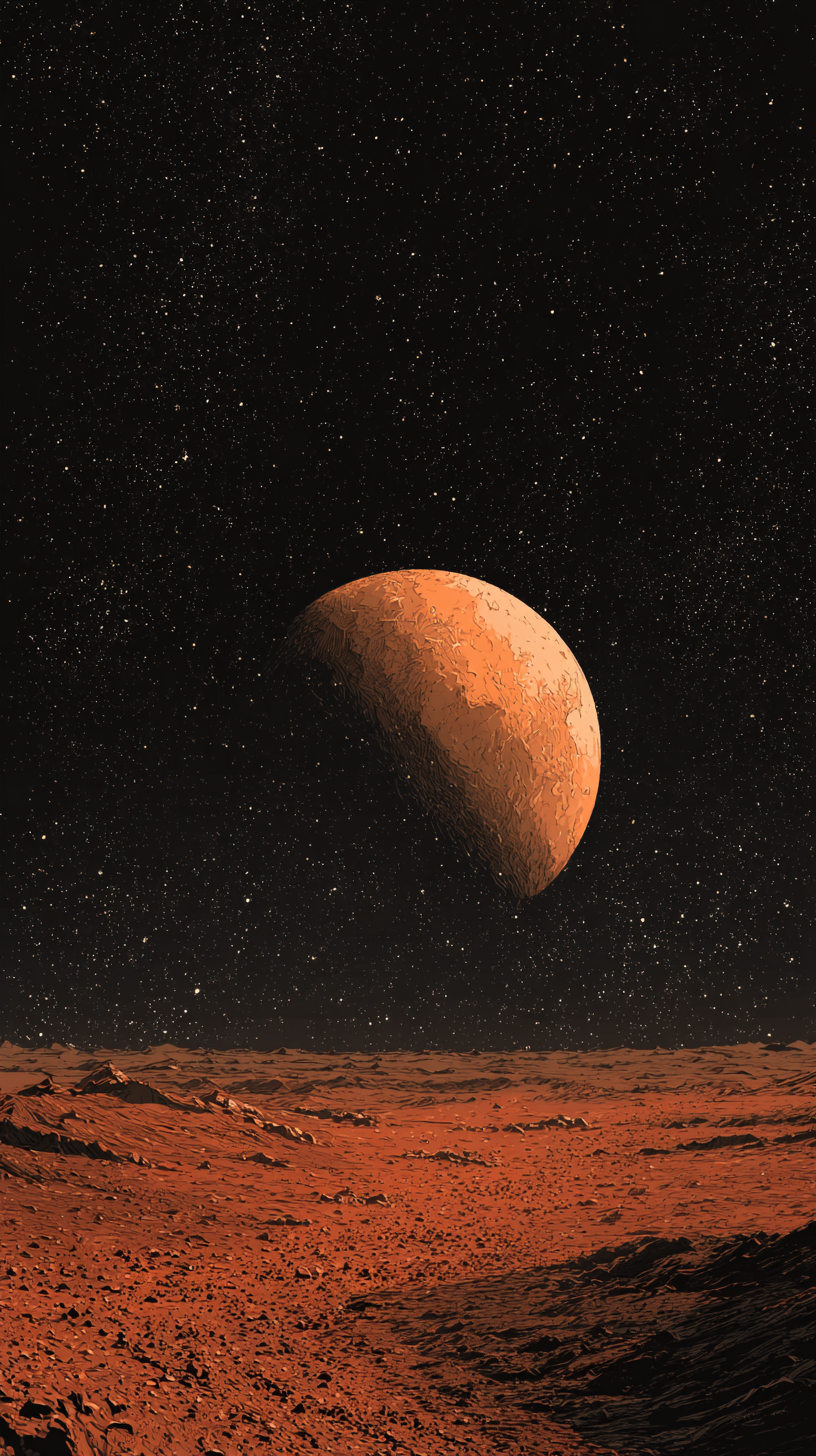 fond d'écran Mars téléphone Google gratuit