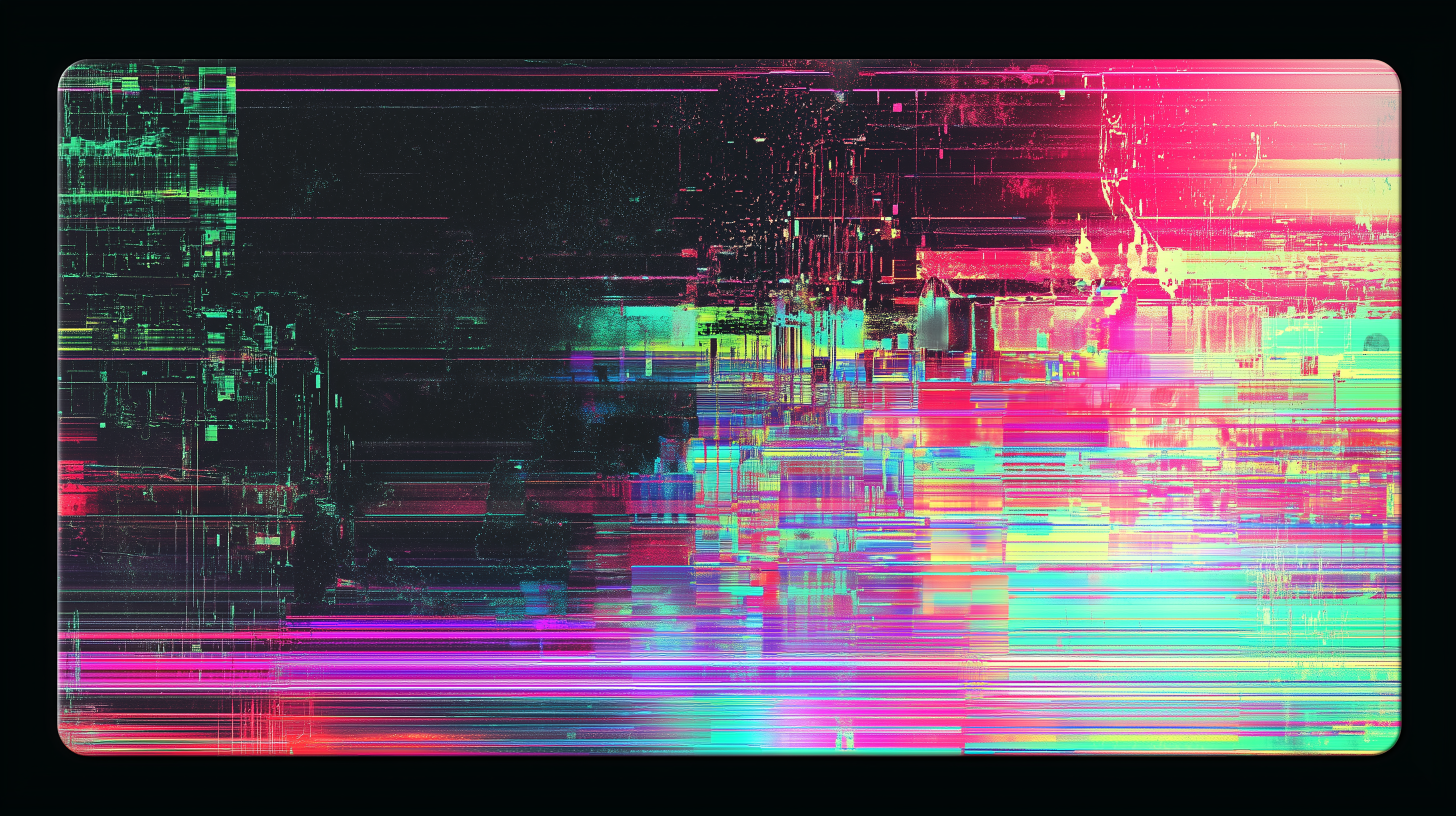 fond d'écran glitch Apple téléchargement gratuit