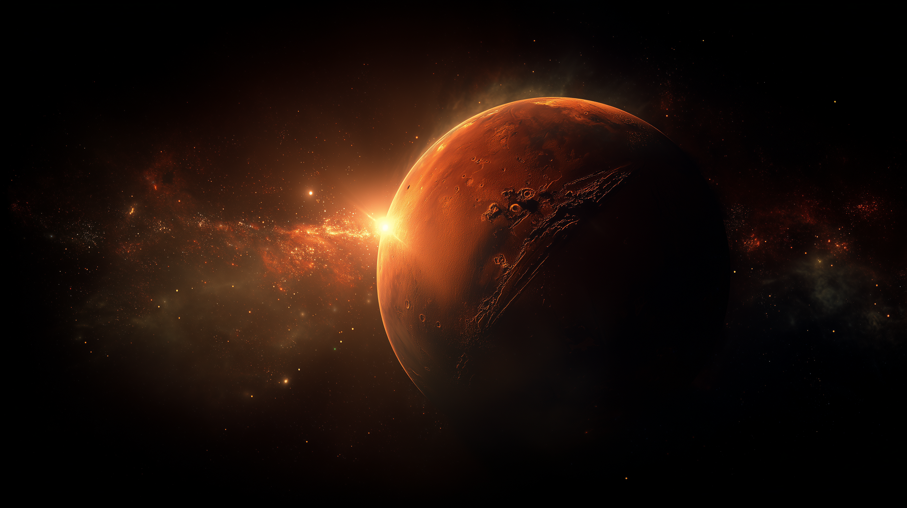 fond d'écran Mars Asus téléchargement gratuit