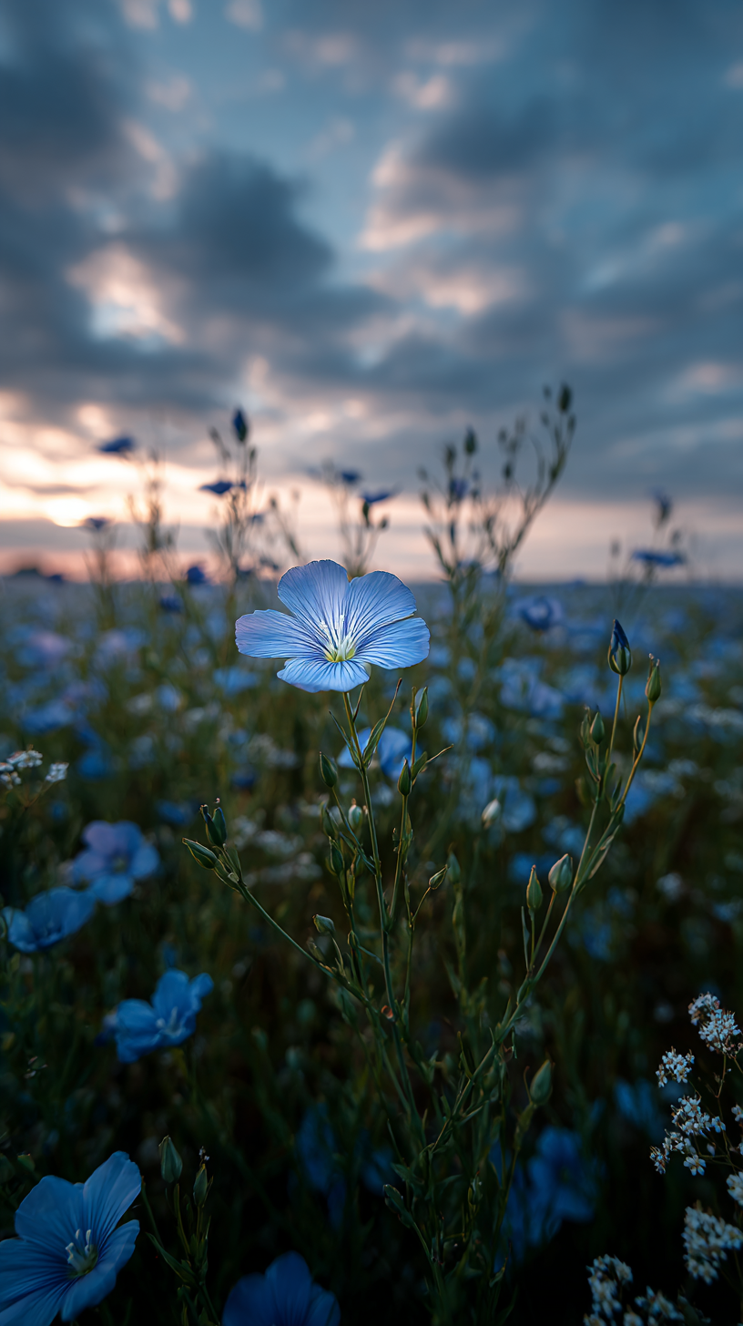 fond d'écran Linum lewisii iphone 14 pro max gratuit