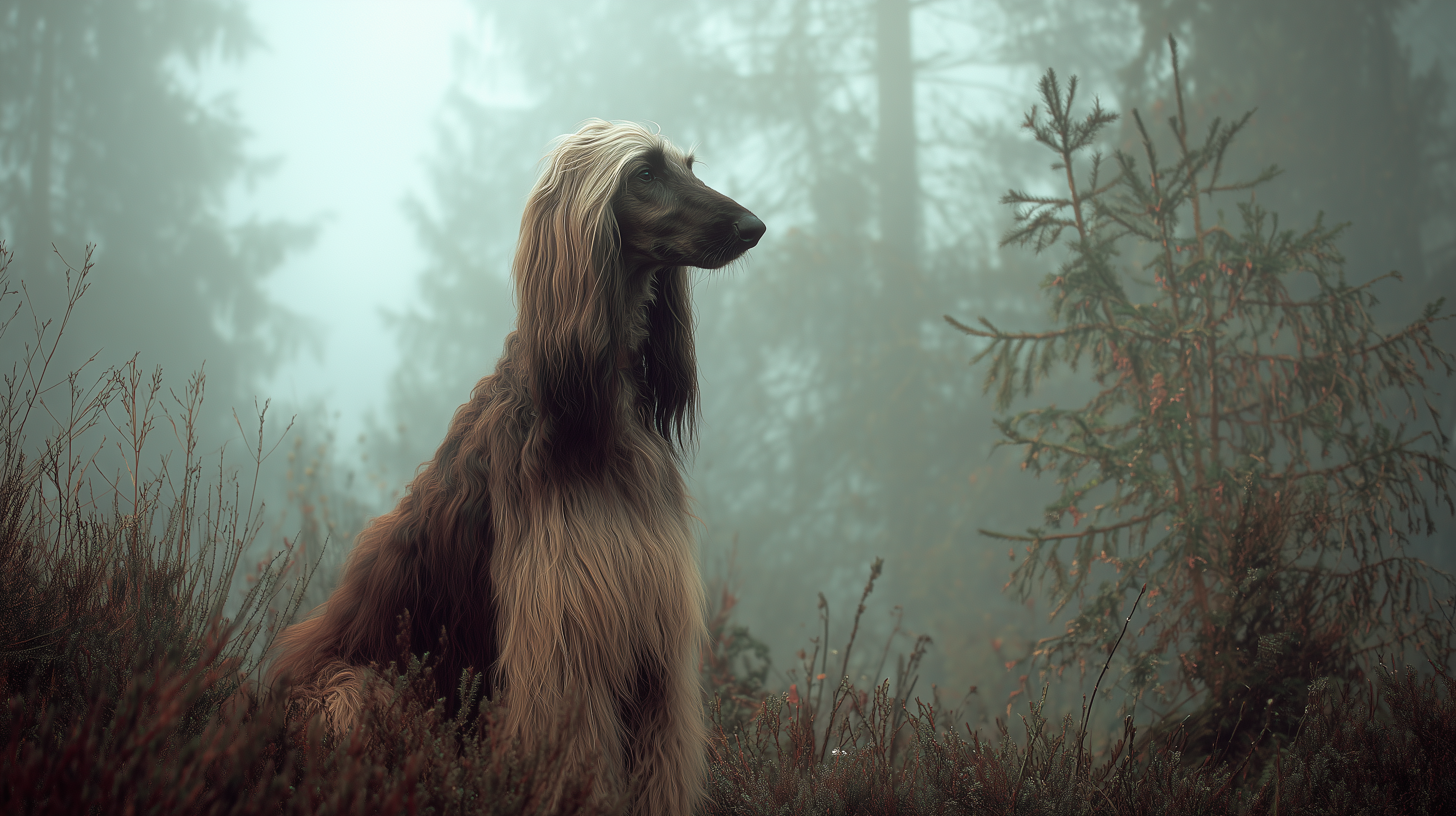 fond d'écran Lévrier afghan ultra large téléchargement gratuit