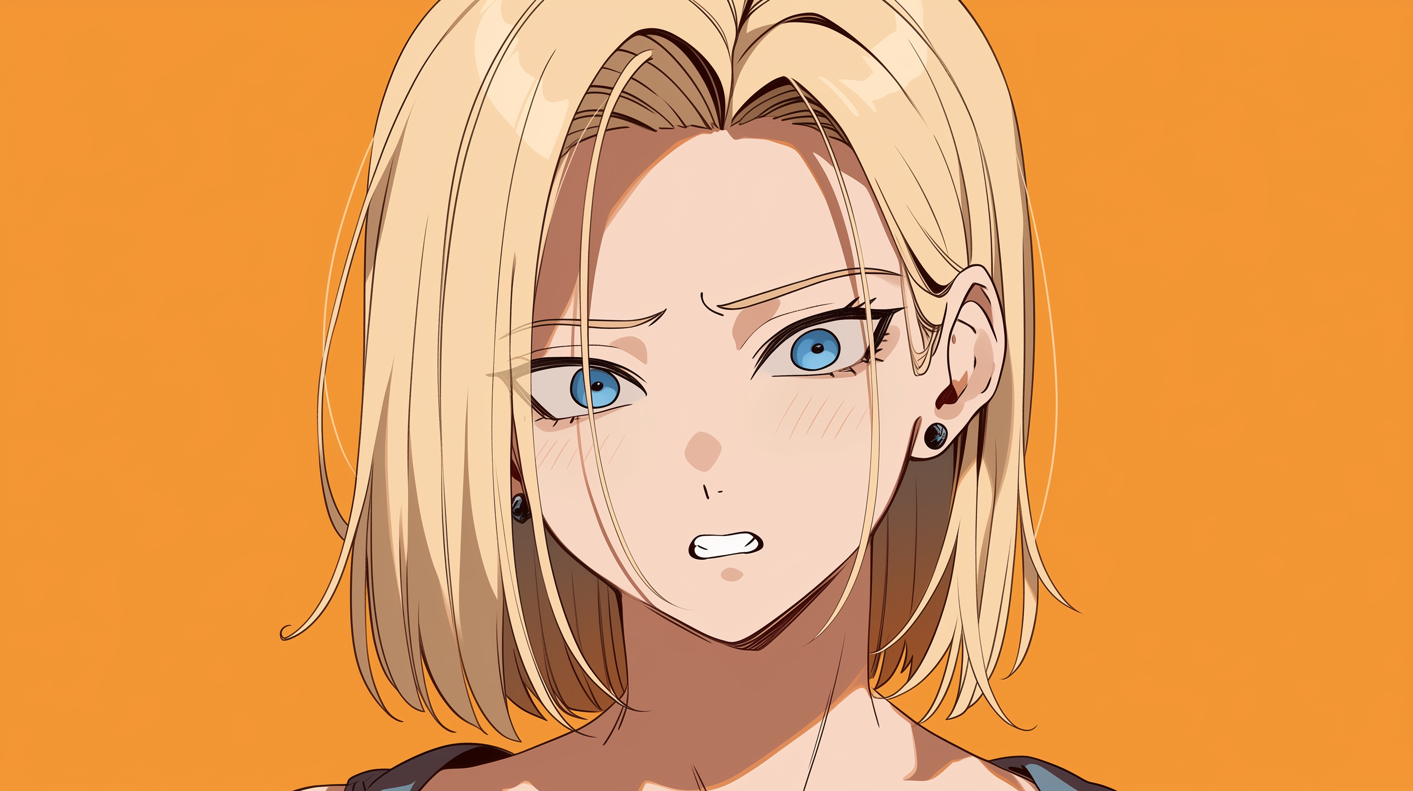 fond d'écran Android 18 4k pour pc téléchargement gratuit