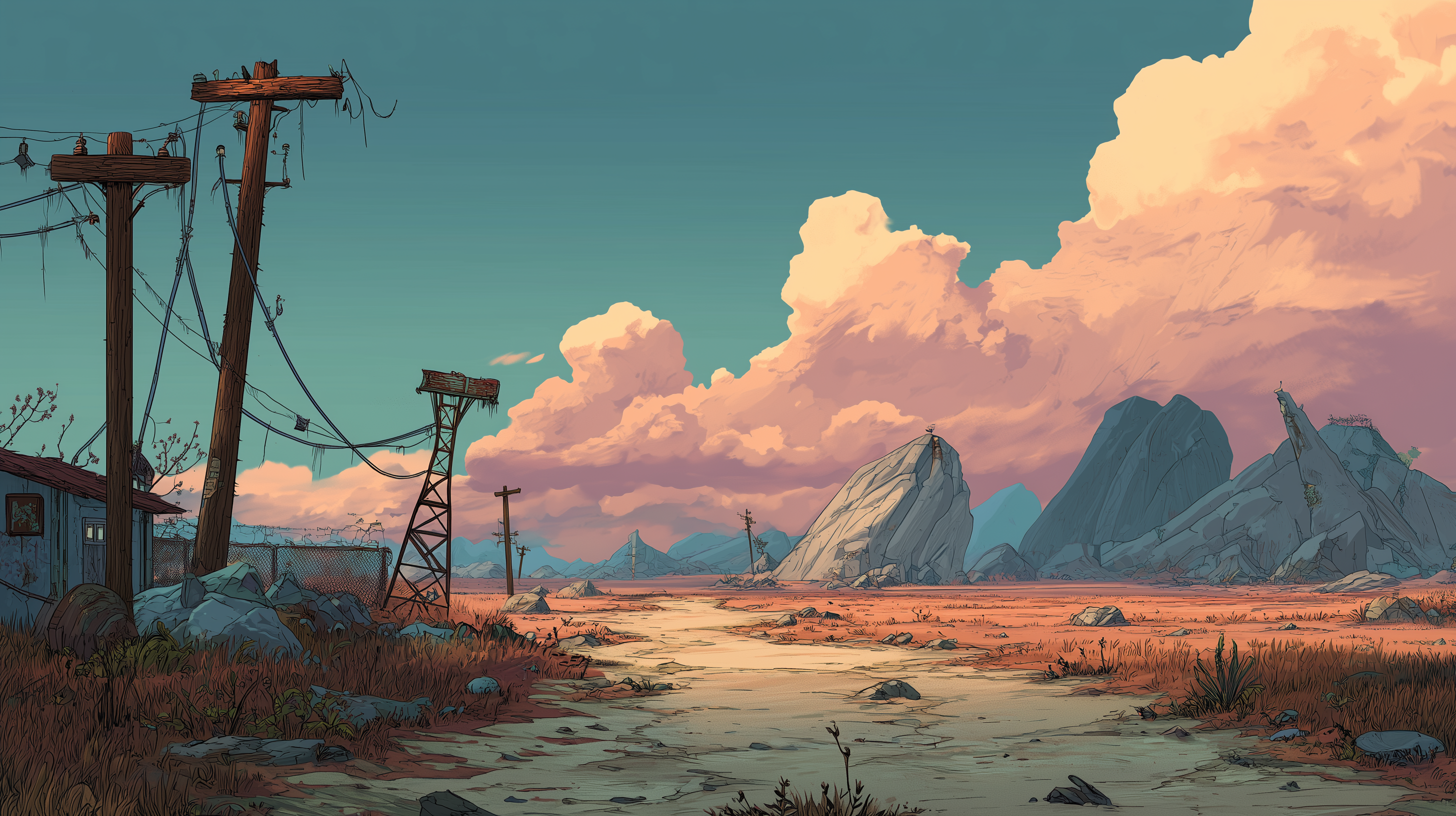 fond d'écran Terre en friche 4:3 téléchargement gratuit