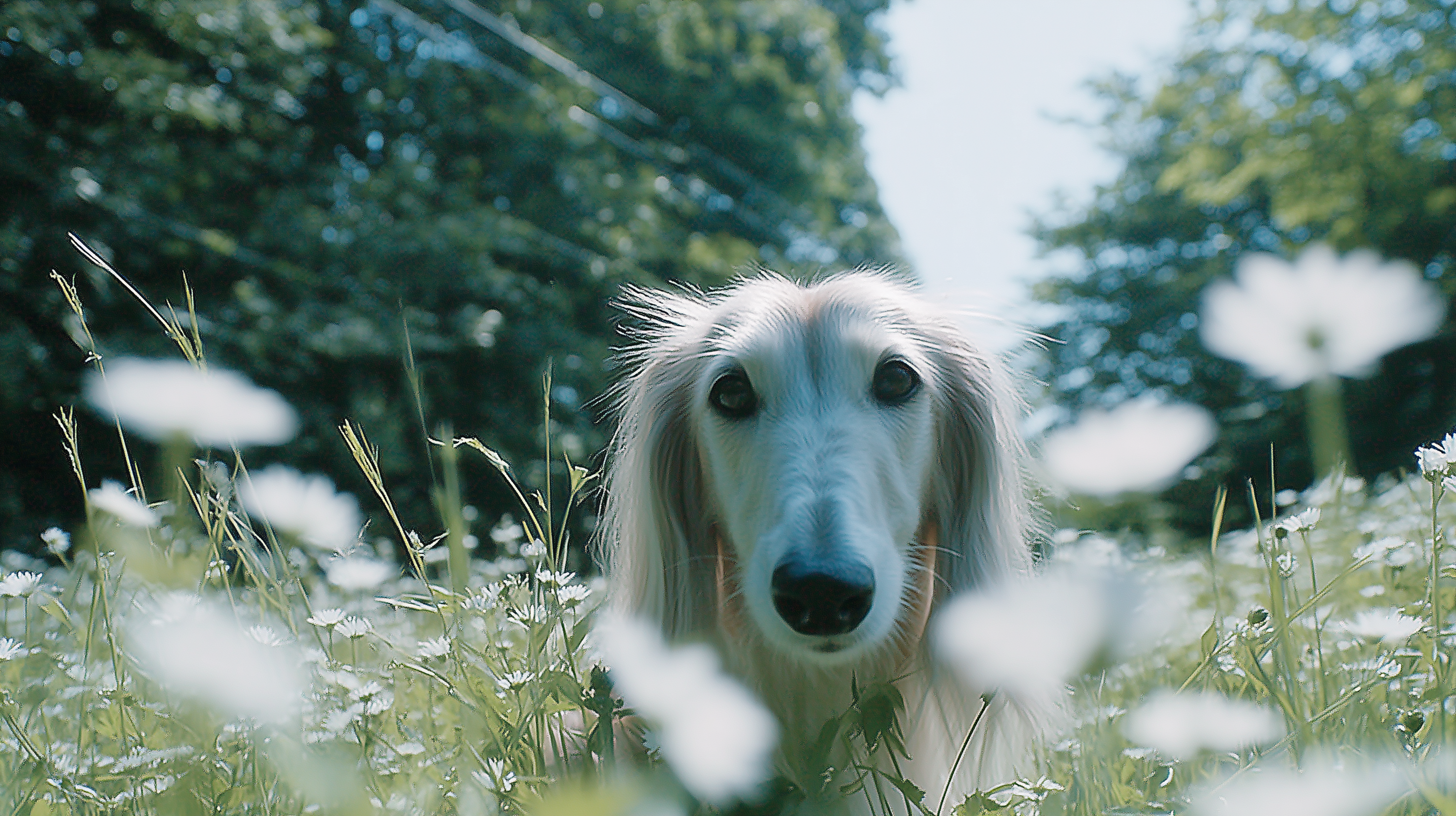 fond d'écran Lévrier afghan 1920x1080 gratuit téléchargement gratuit