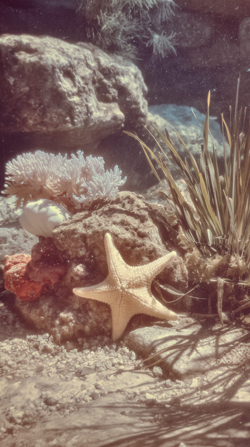 fond d'écran Étoile de mer téléphone Realme télécharger gratuit