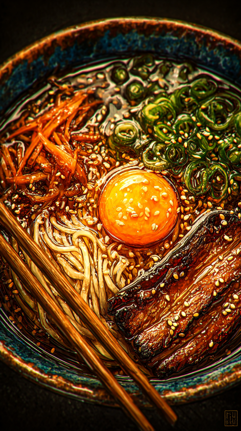 fond d'écran Rāmen iphone 16 télécharger gratuit