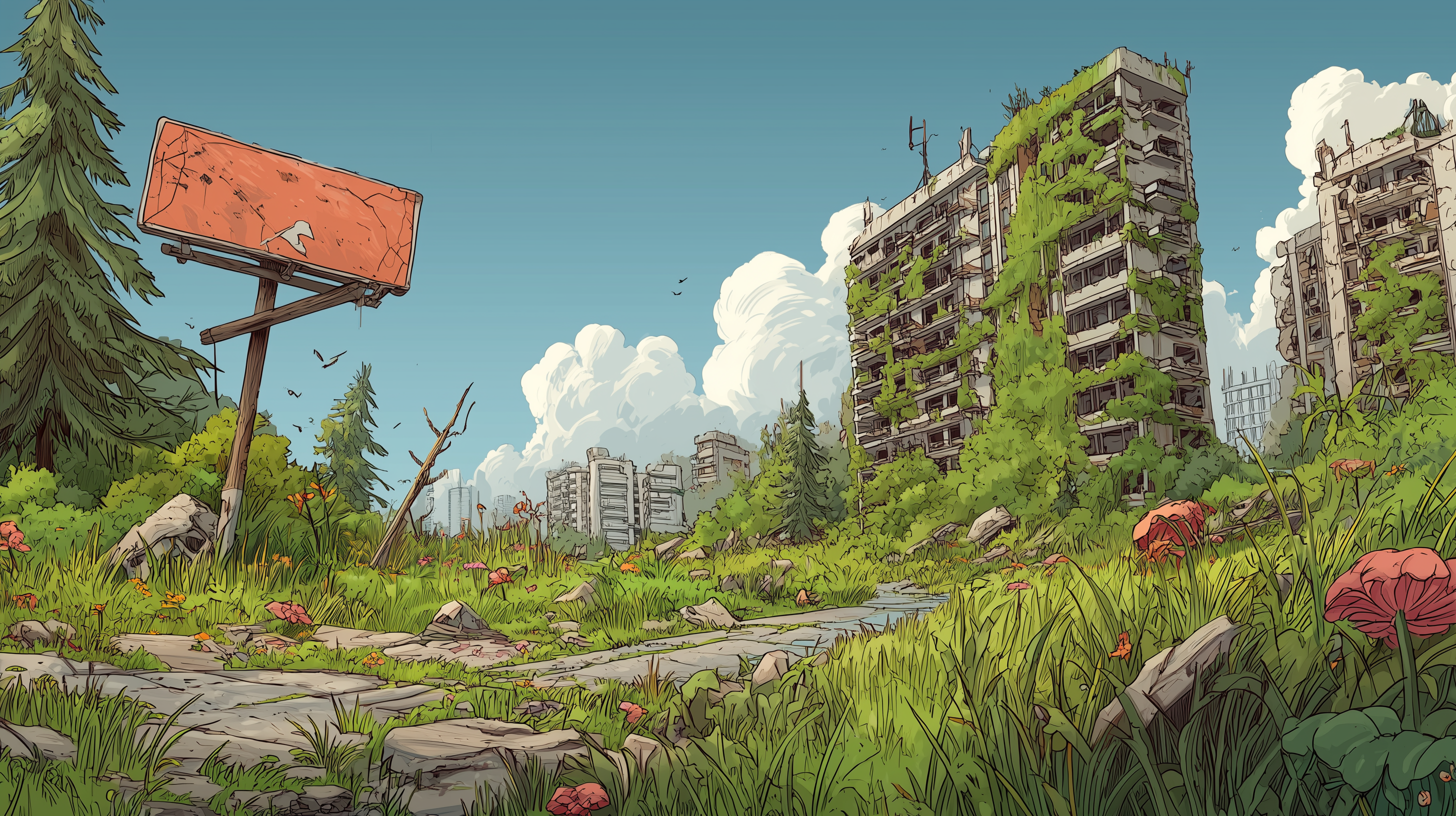 fond d'écran Terre en friche MSI téléchargement gratuit