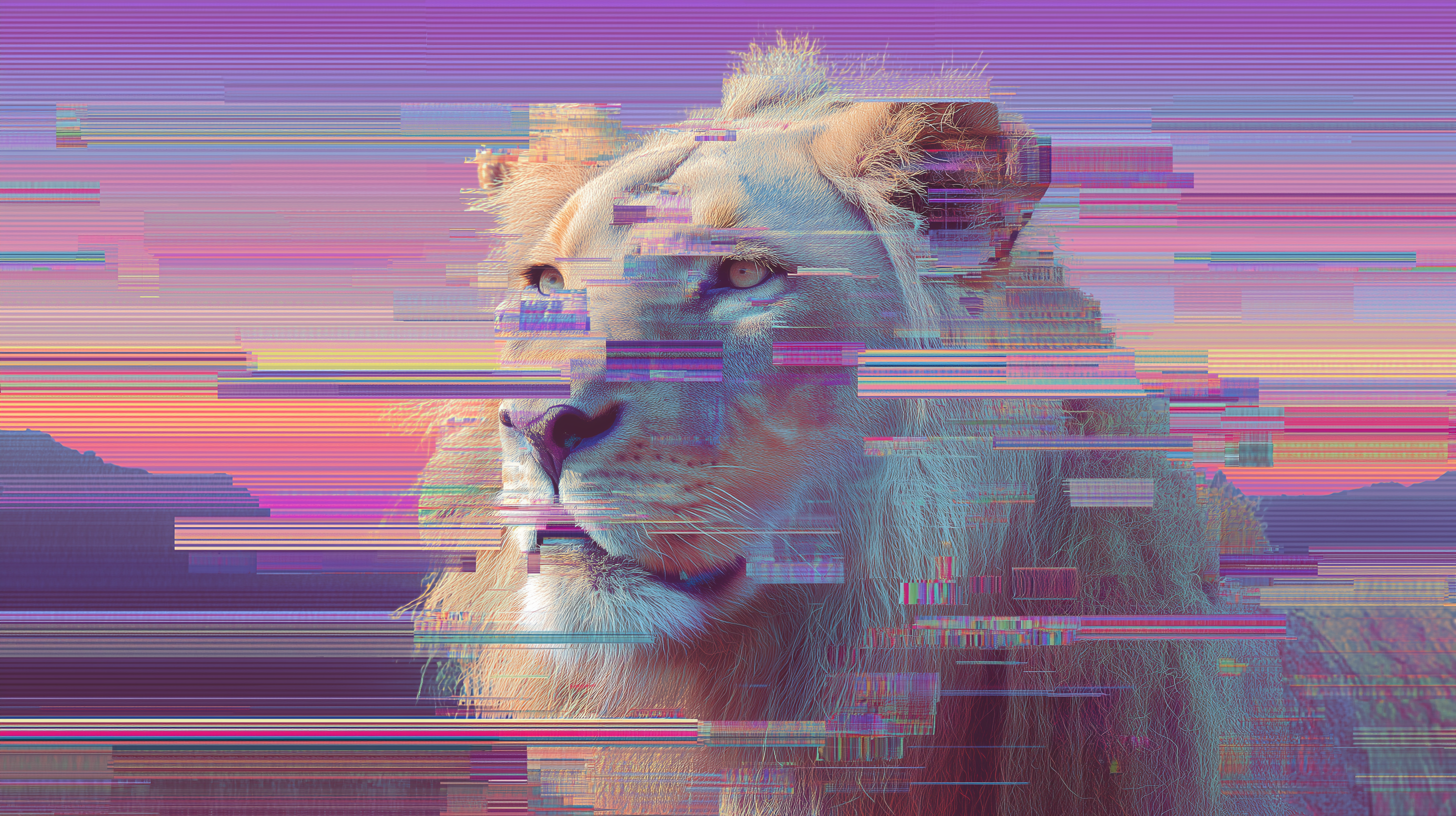 fond d'écran glitch pc simple téléchargement gratuit