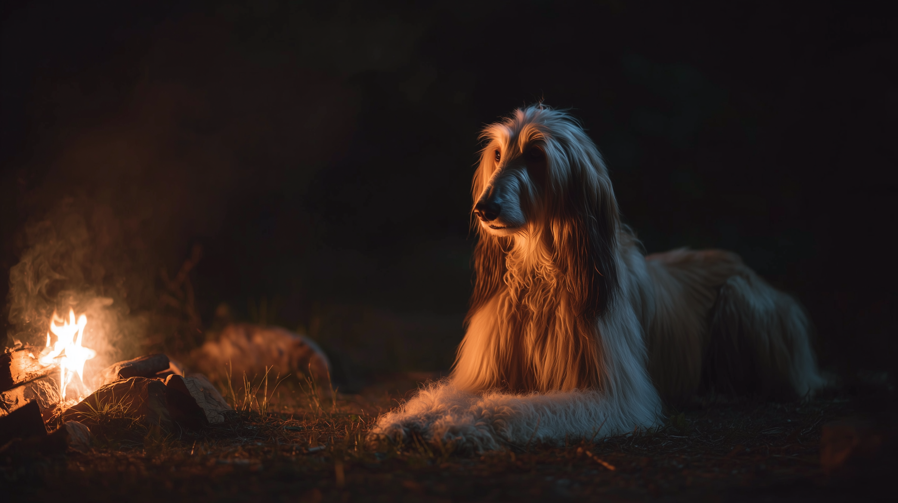 fond d'écran Lévrier afghan windows xp téléchargement gratuit