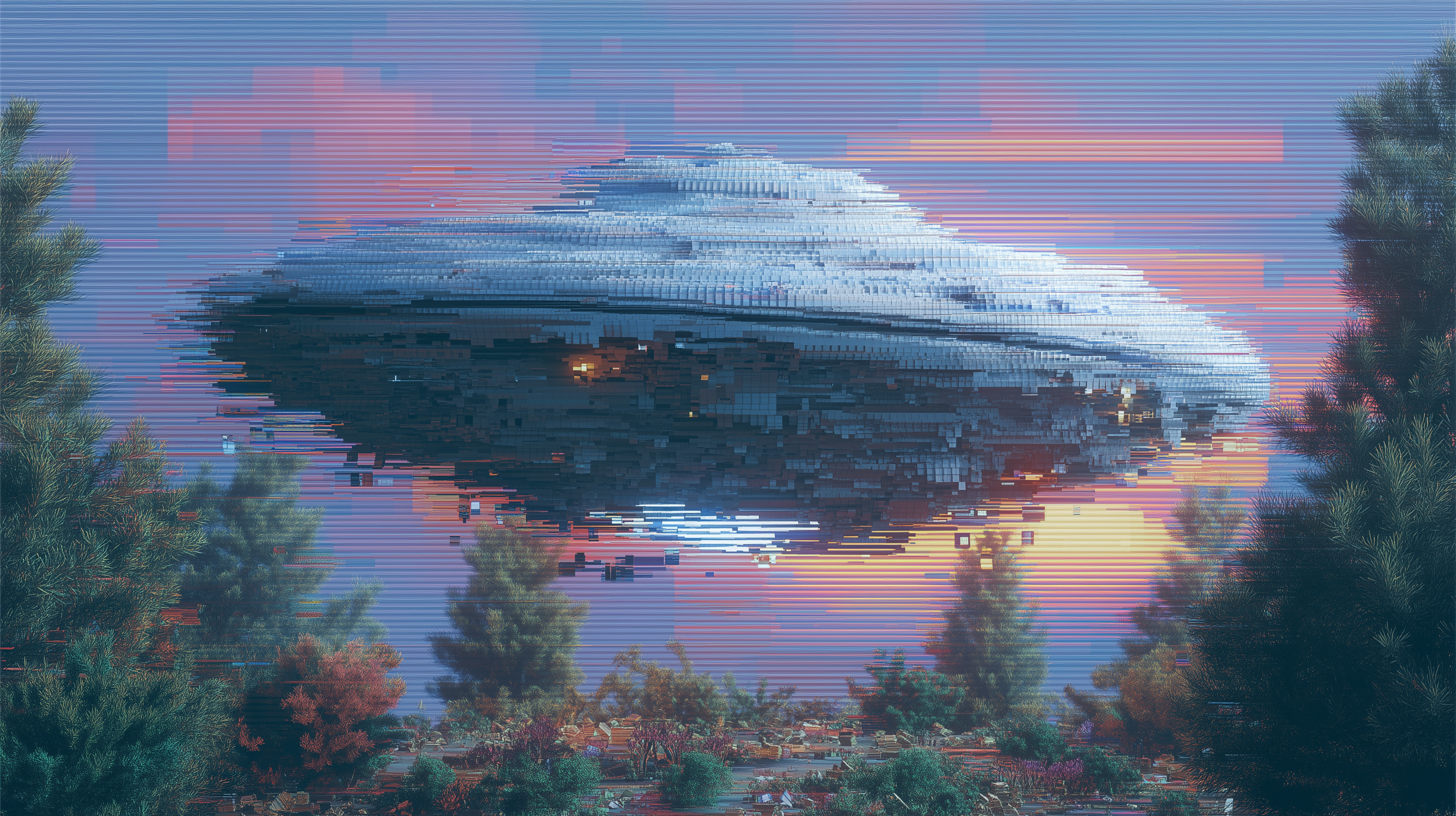 fond d'écran glitch mac 1920x1080 téléchargement gratuit