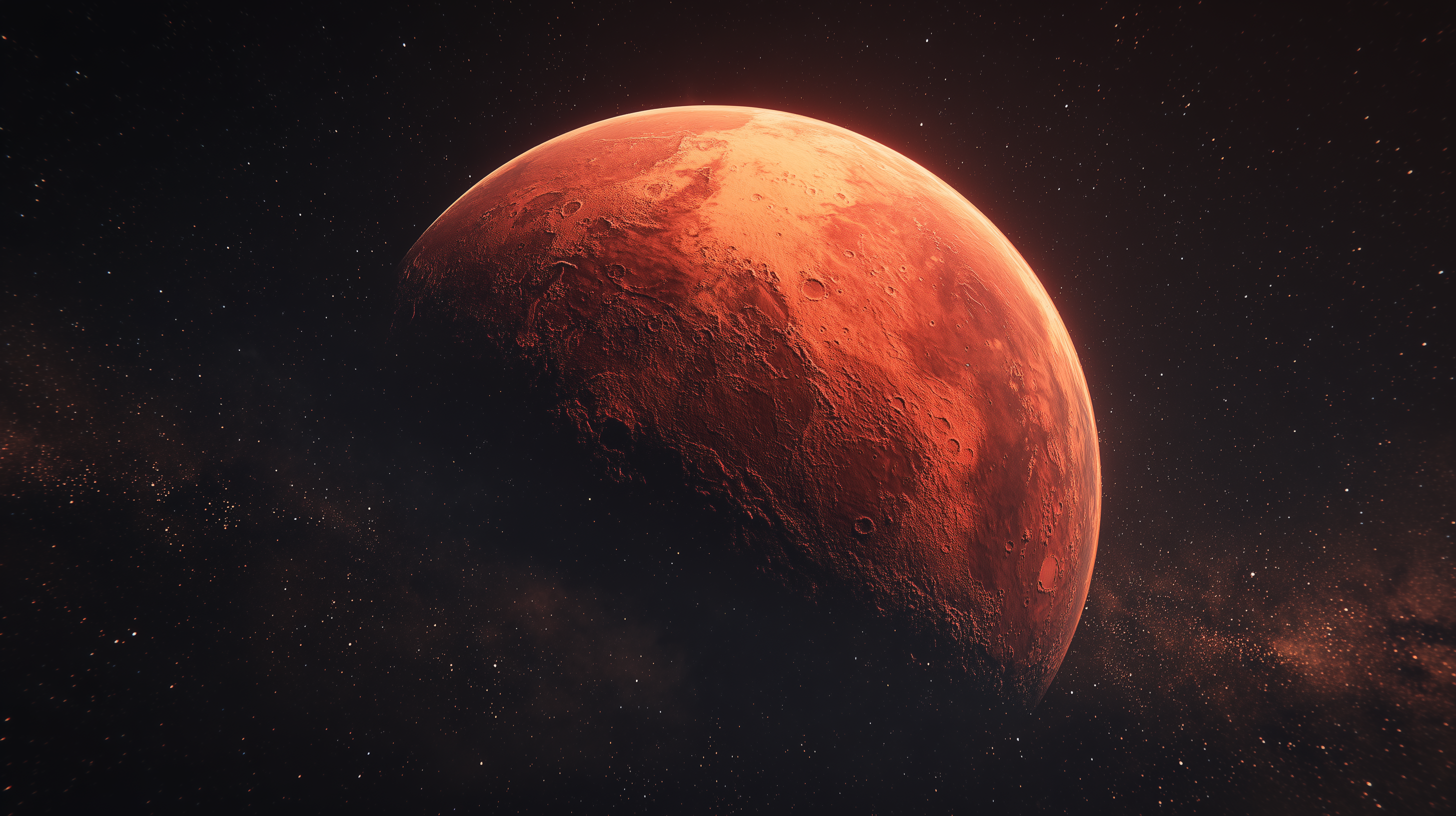 fond d'écran Mars pour mac 4k téléchargement gratuit