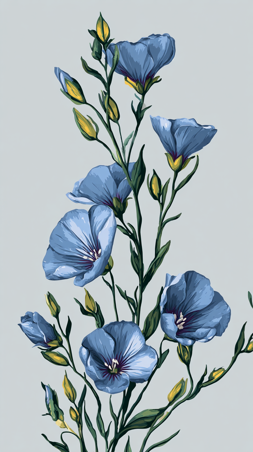 fond d'écran Linum lewisii iphone 17