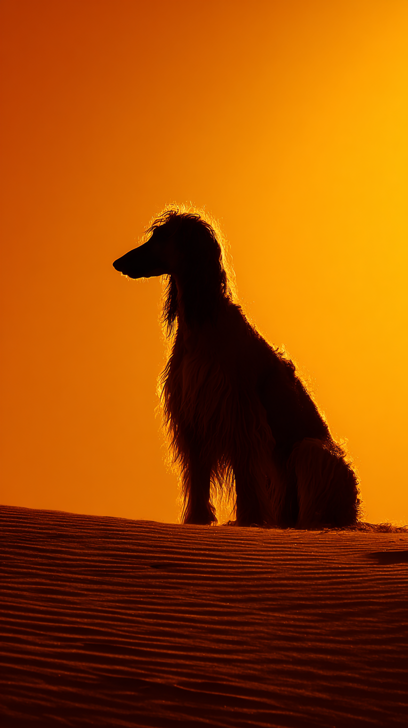 fond d'écran Lévrier afghan téléphone Nokia télécharger gratuit