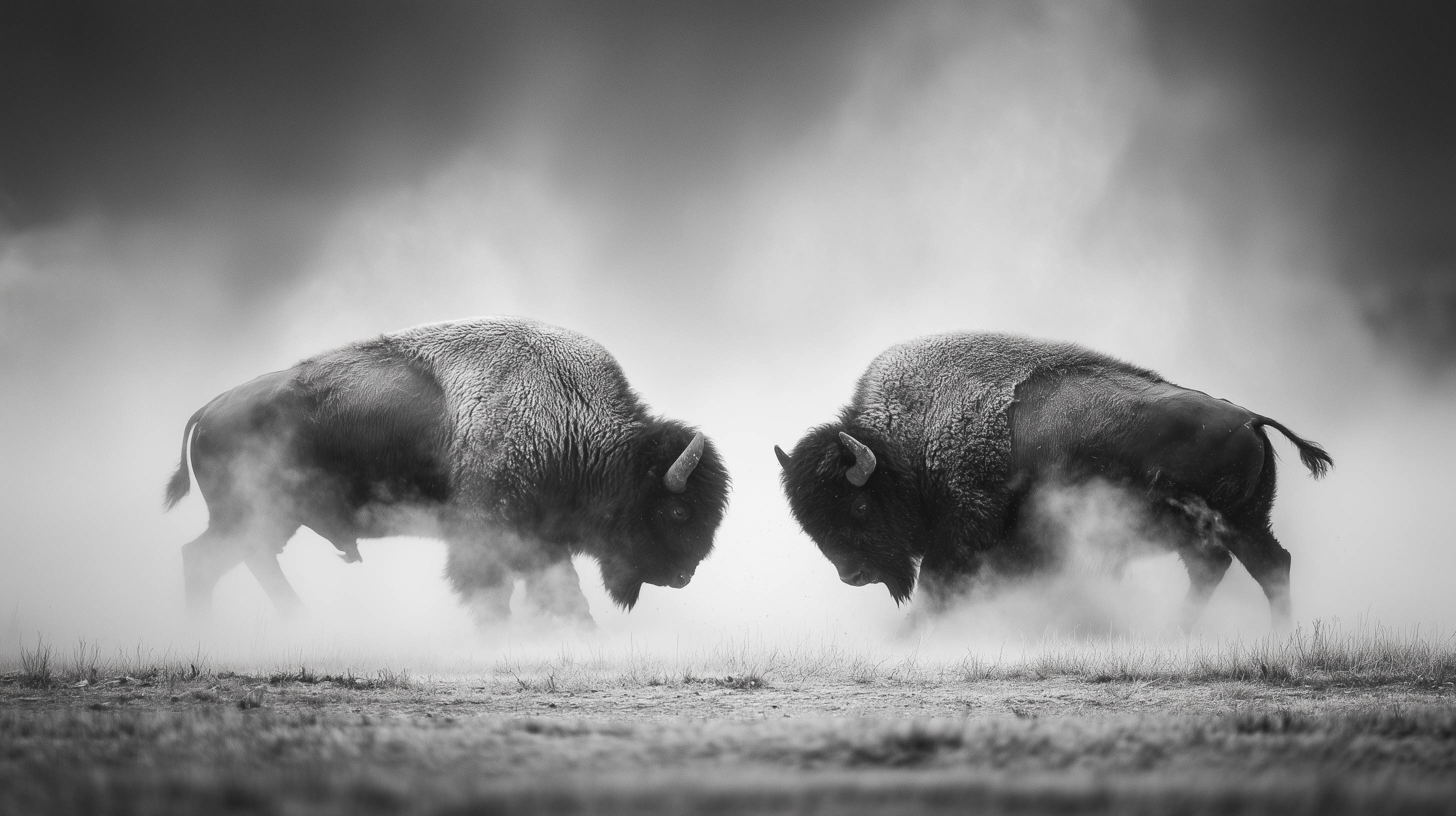 fond d'écran Bison windows 11 gratuit téléchargement gratuit