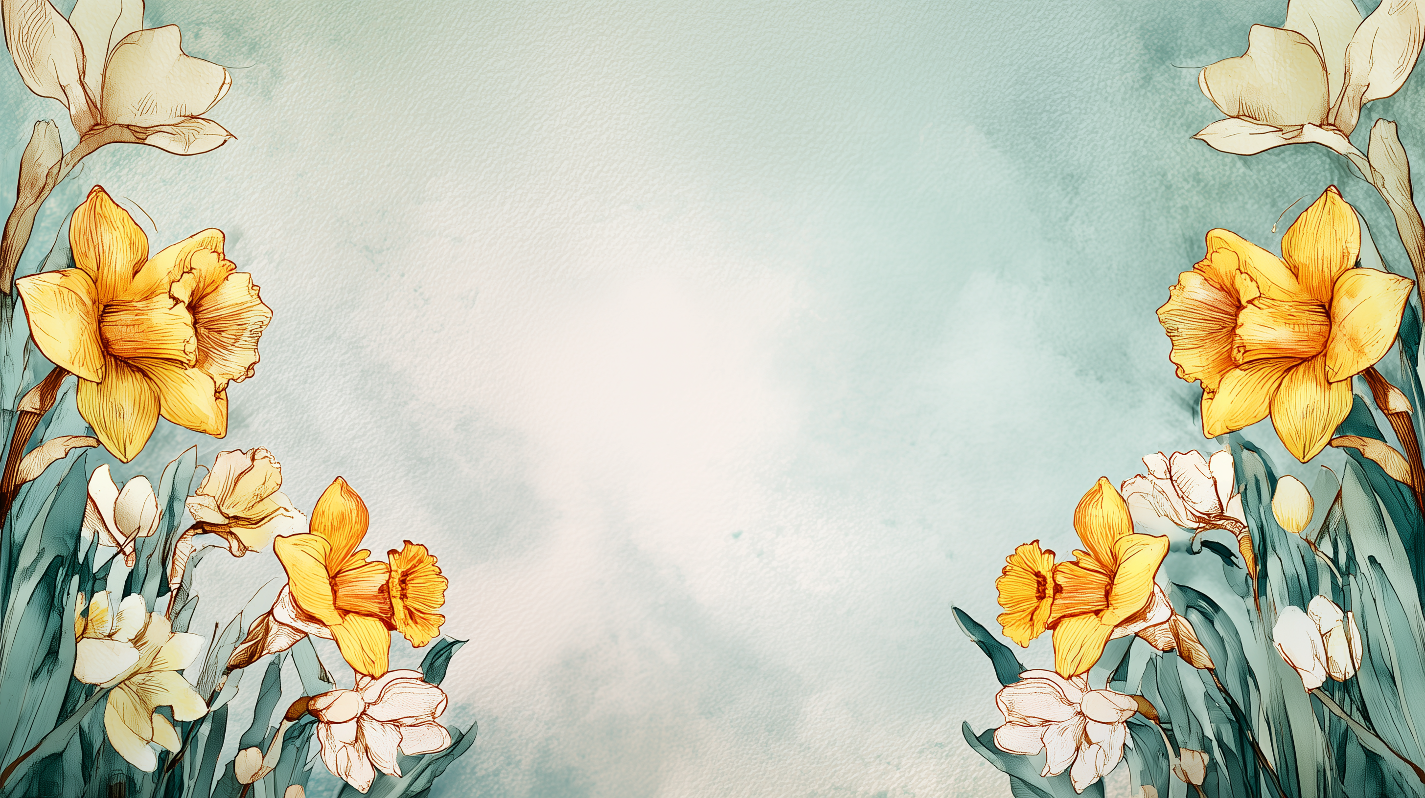 fond d'écran Narcissus tazetta Razer téléchargement gratuit