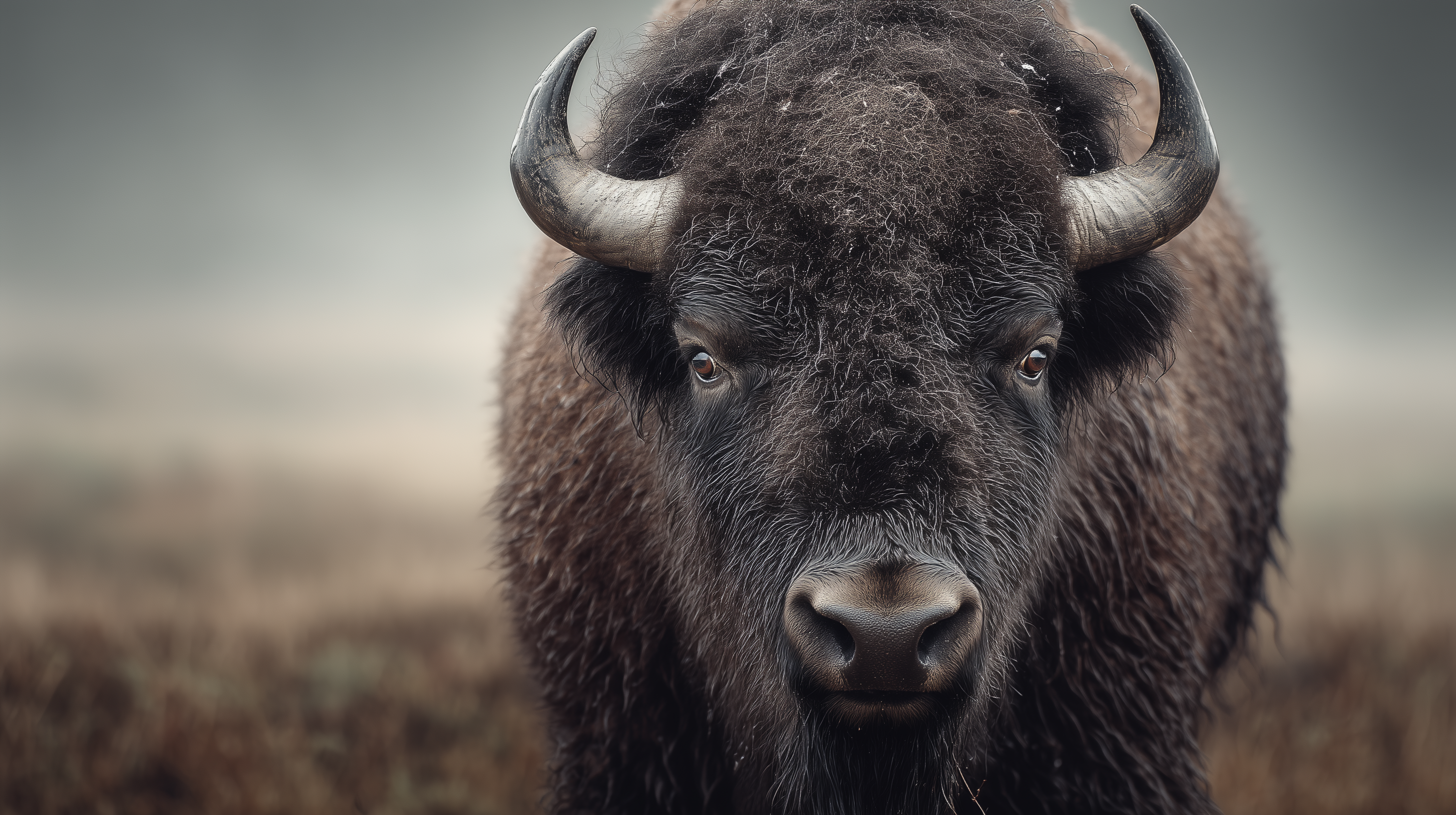 fond d'écran Bison 8k téléchargement gratuit