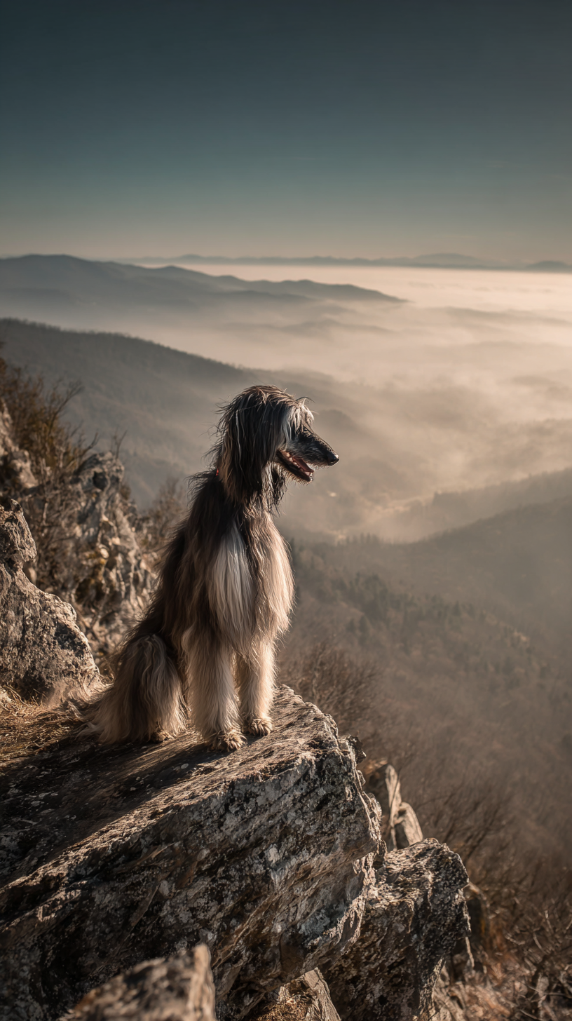 fond d'écran Lévrier afghan android gratuit sans filigrane