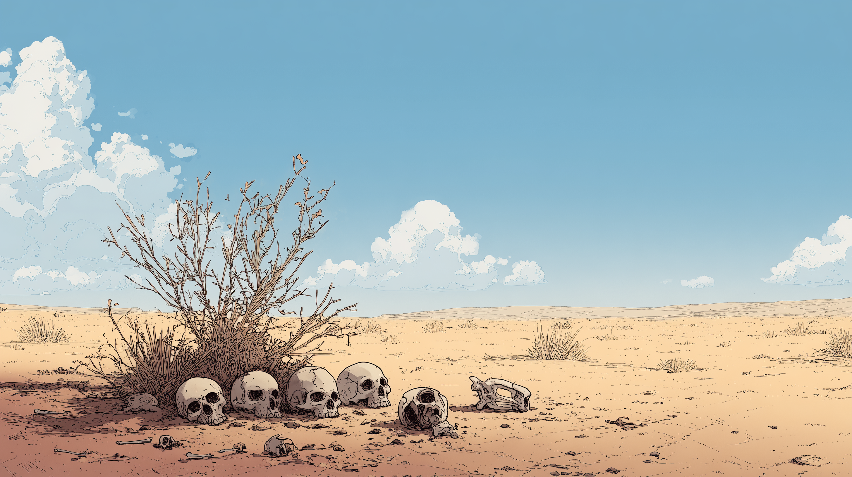 fond d'écran Terre en friche Huawei téléchargement gratuit