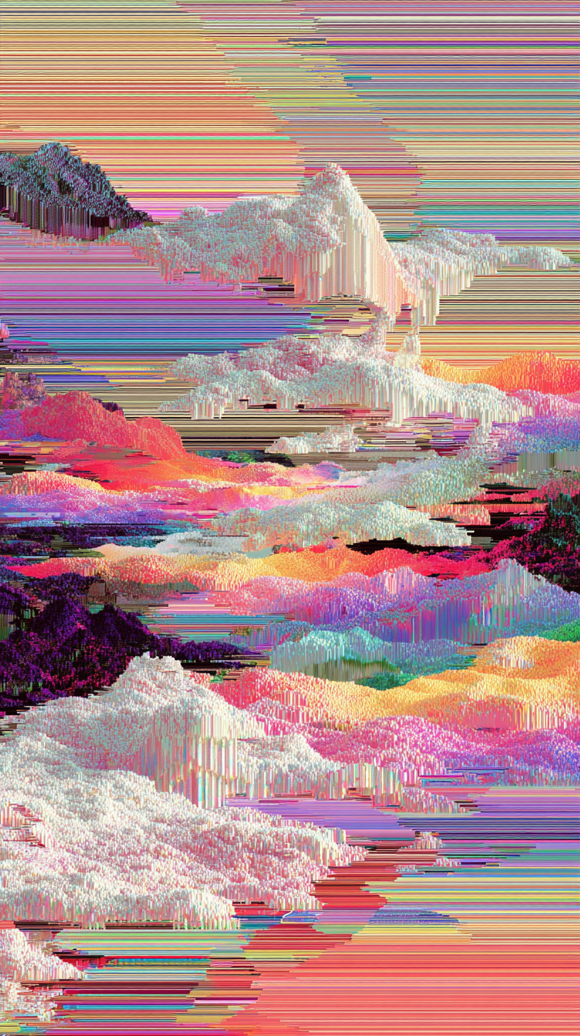 fond d'écran glitch pour tablette android gratuit télécharger gratuit
