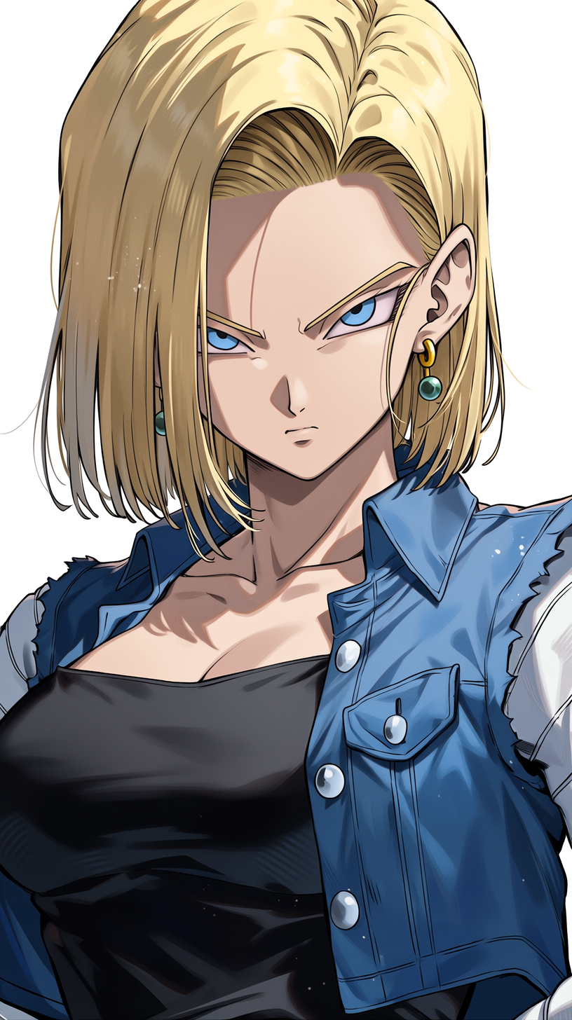 fond d'écran Android 18 téléphone 4k gratuit