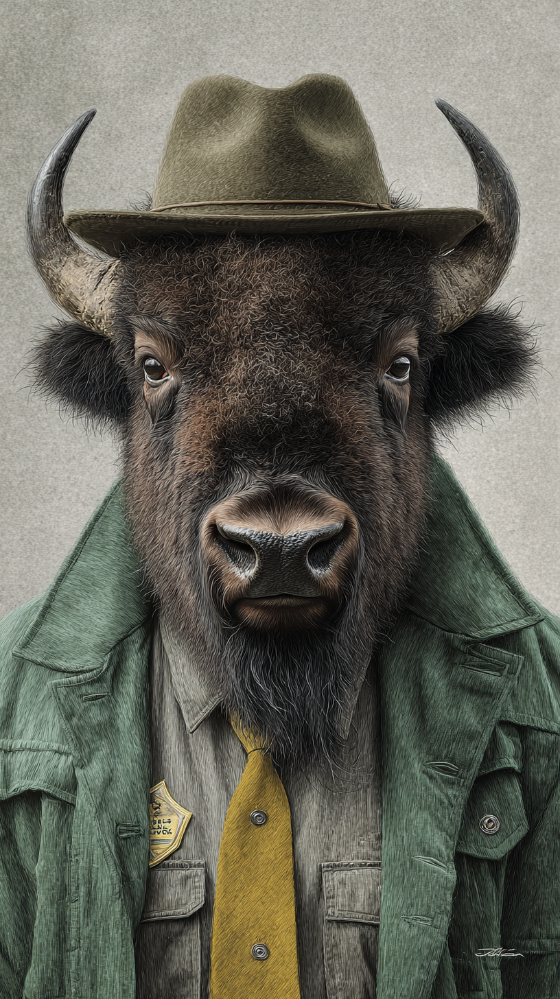 fond d'écran Bison téléphone Motorola télécharger gratuit