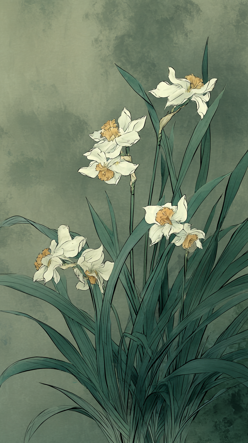 fond d'écran Narcissus tazetta xiaomi gratuit