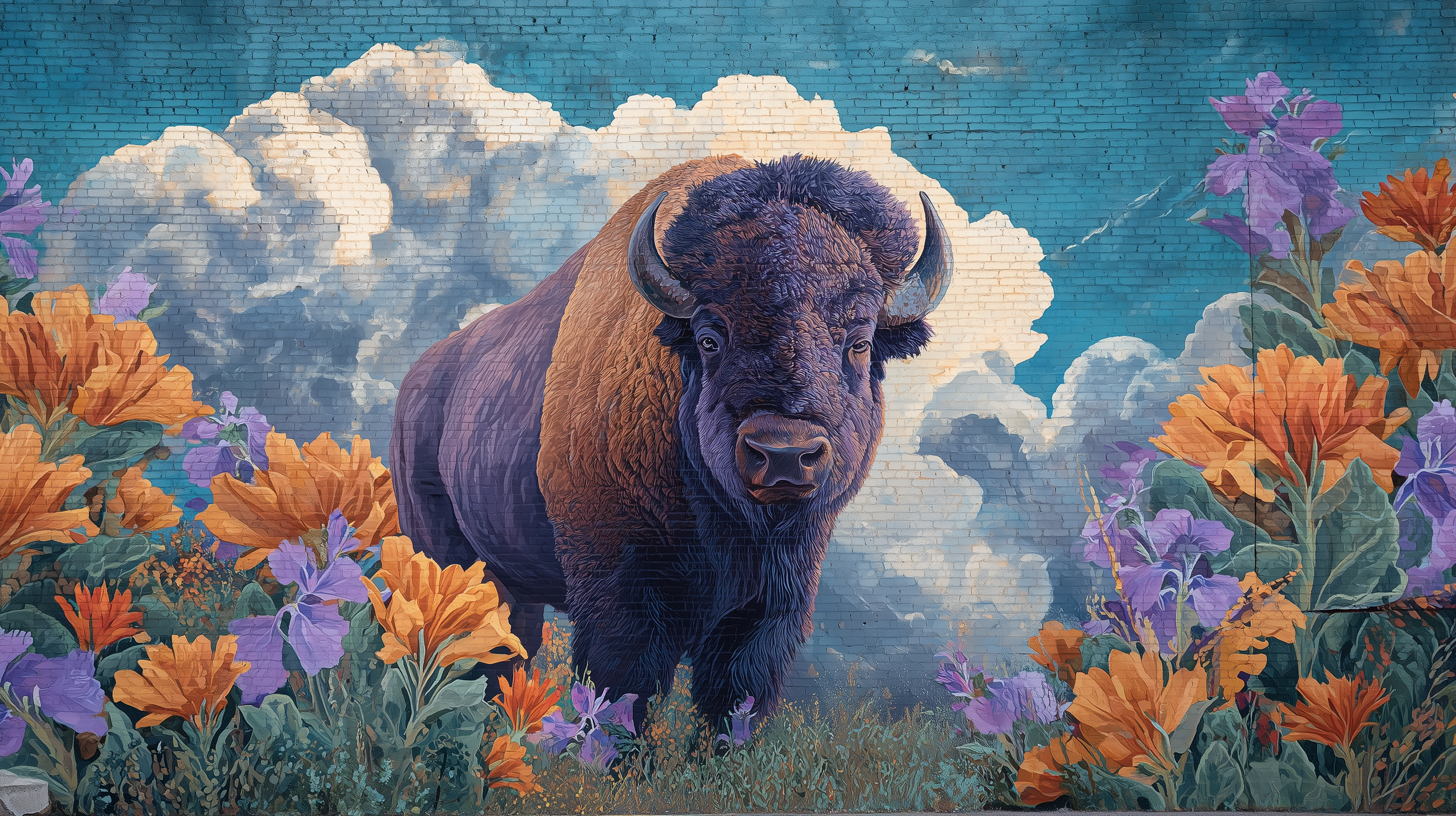 fond d'écran Bison pc ultra hd 3840x2160 téléchargement gratuit