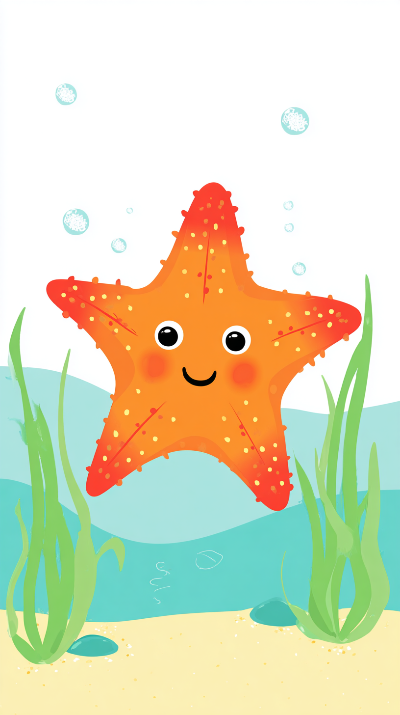 fond d'écran Étoile de mer iphone original gratuit