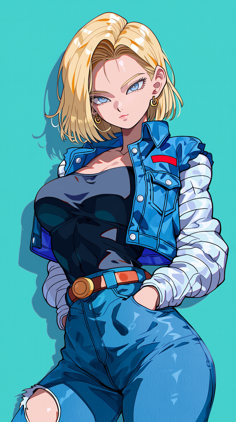 fond d'écran Android 18 iphone 12 gratuit
