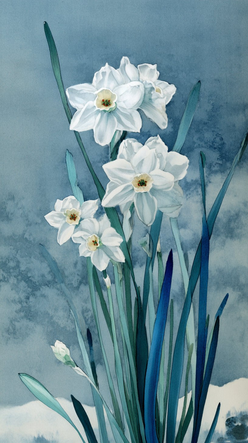 fond d'écran Narcissus tazetta iphone 17 air gratuit