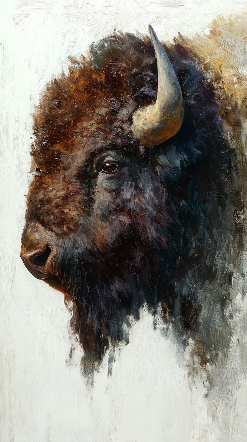 fond d'écran Bison sans filigrane pour téléphone portable gratuit