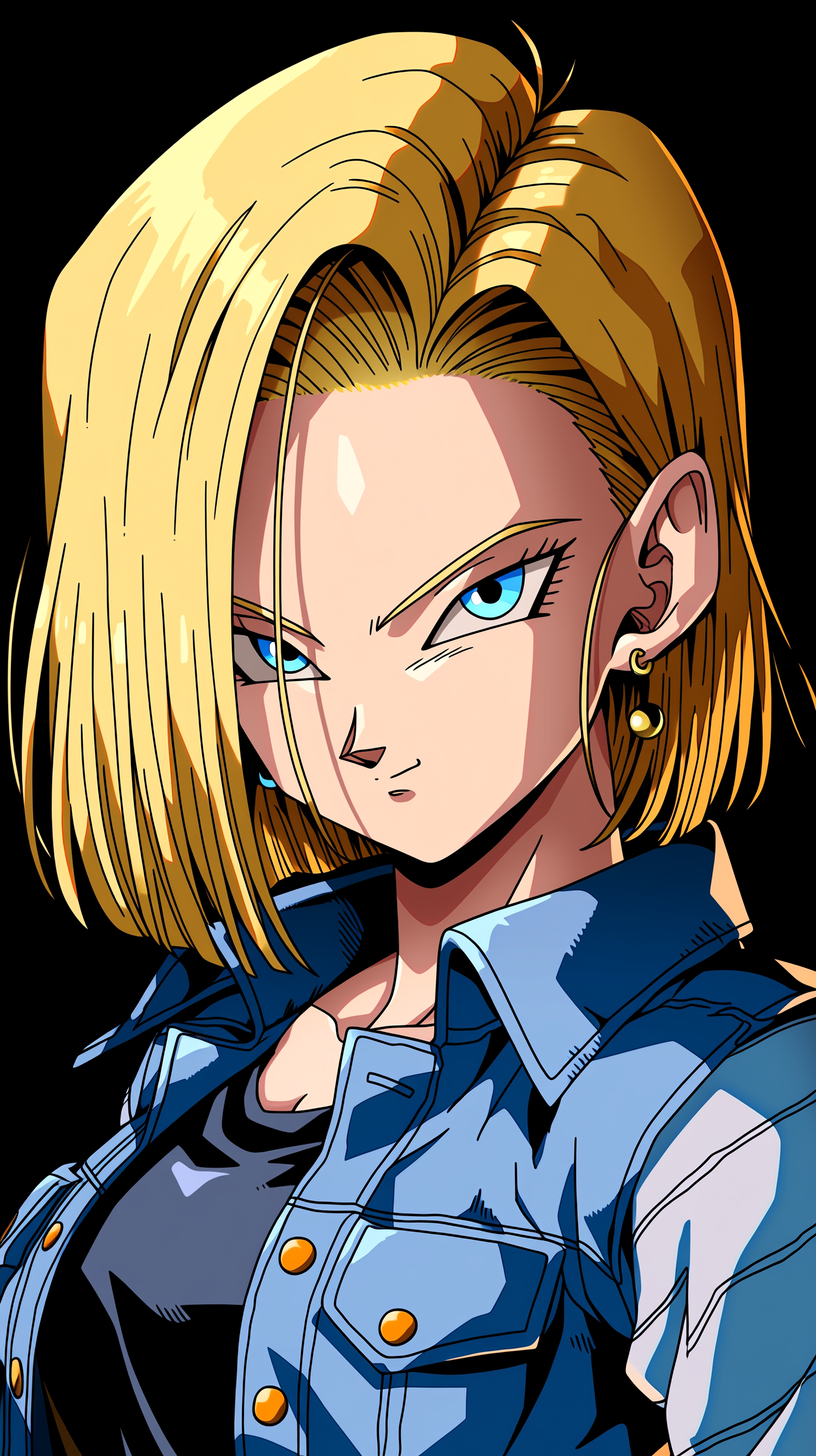 fond d'écran Android 18 iphone 12 gratuit