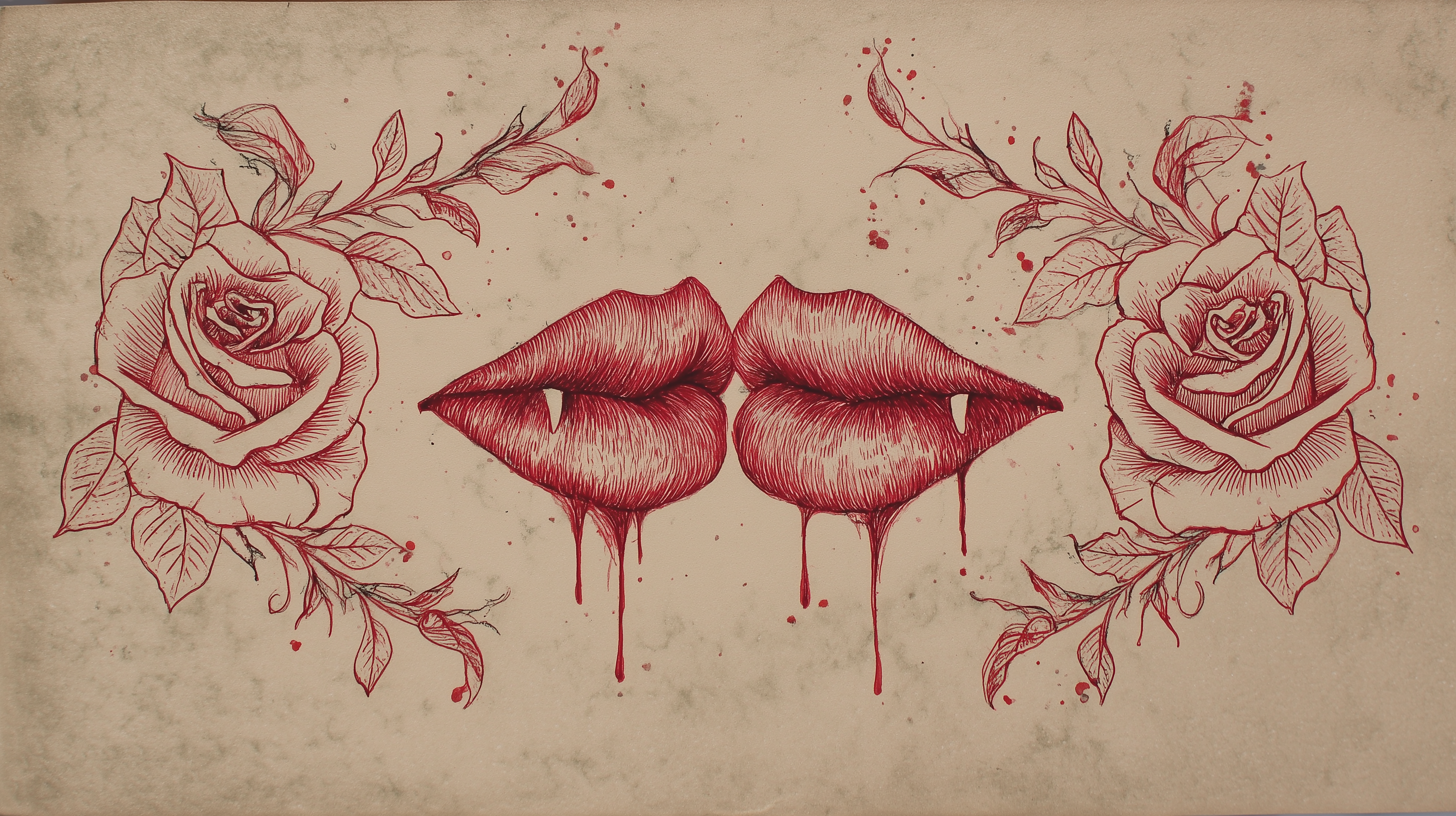 windows 11 fond d'écran marques de baiser téléchargement gratuit