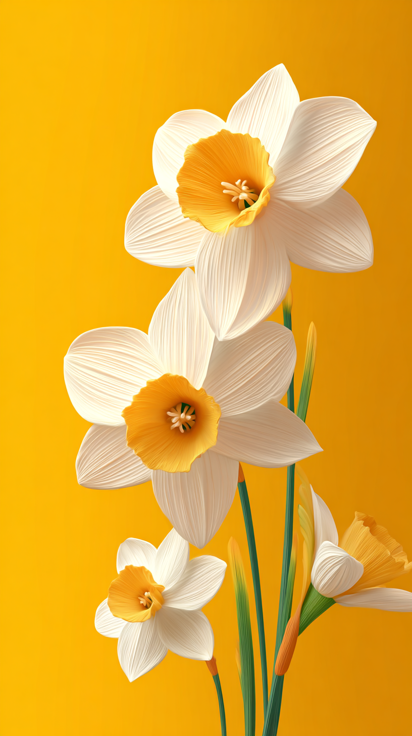 fond d'écran Narcissus tazetta iphone 14 gratuit