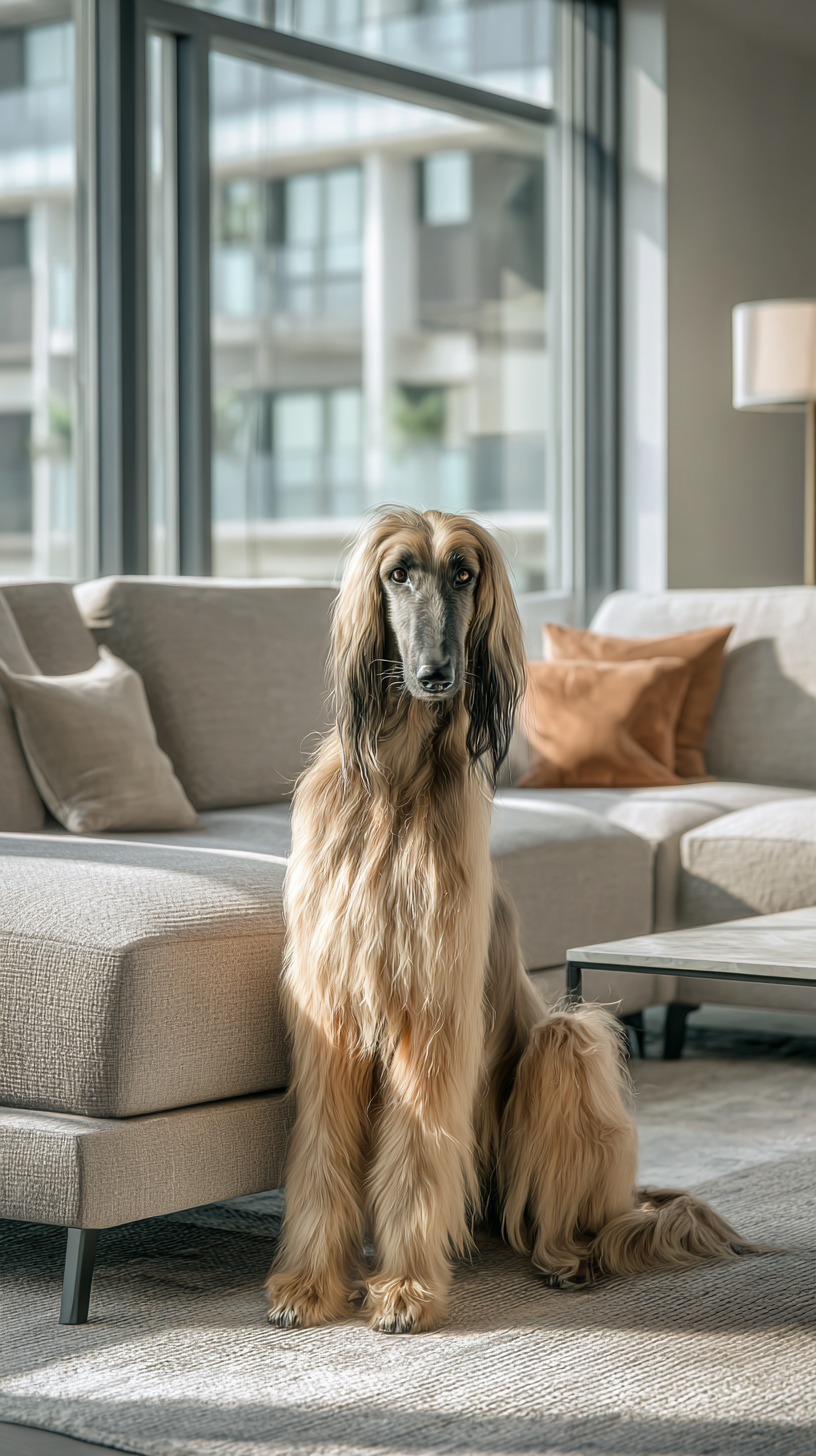 fond d'écran Lévrier afghan téléphone Oppo gratuit