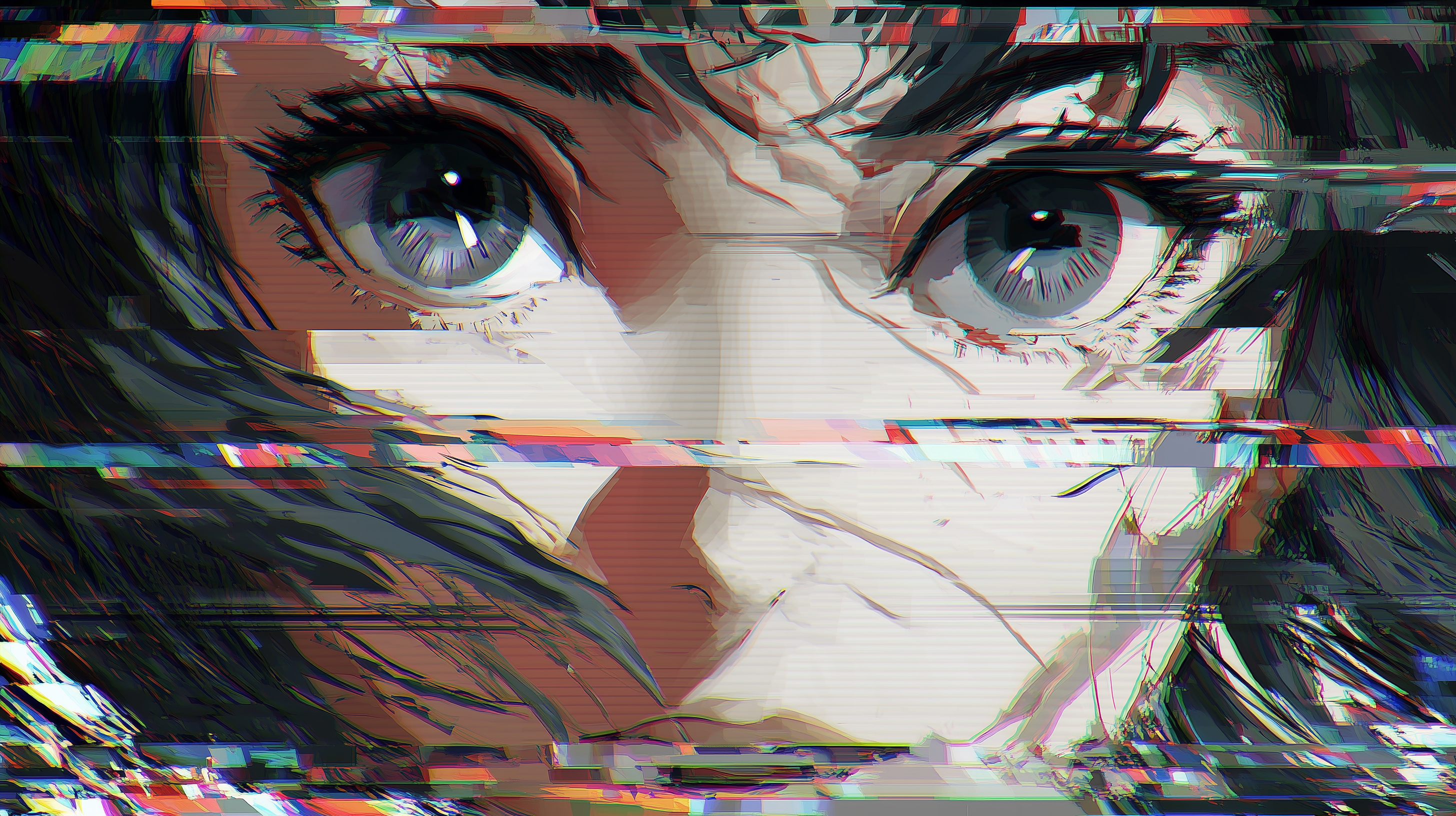 fond d'écran glitch 2560x1600 hd téléchargement gratuit