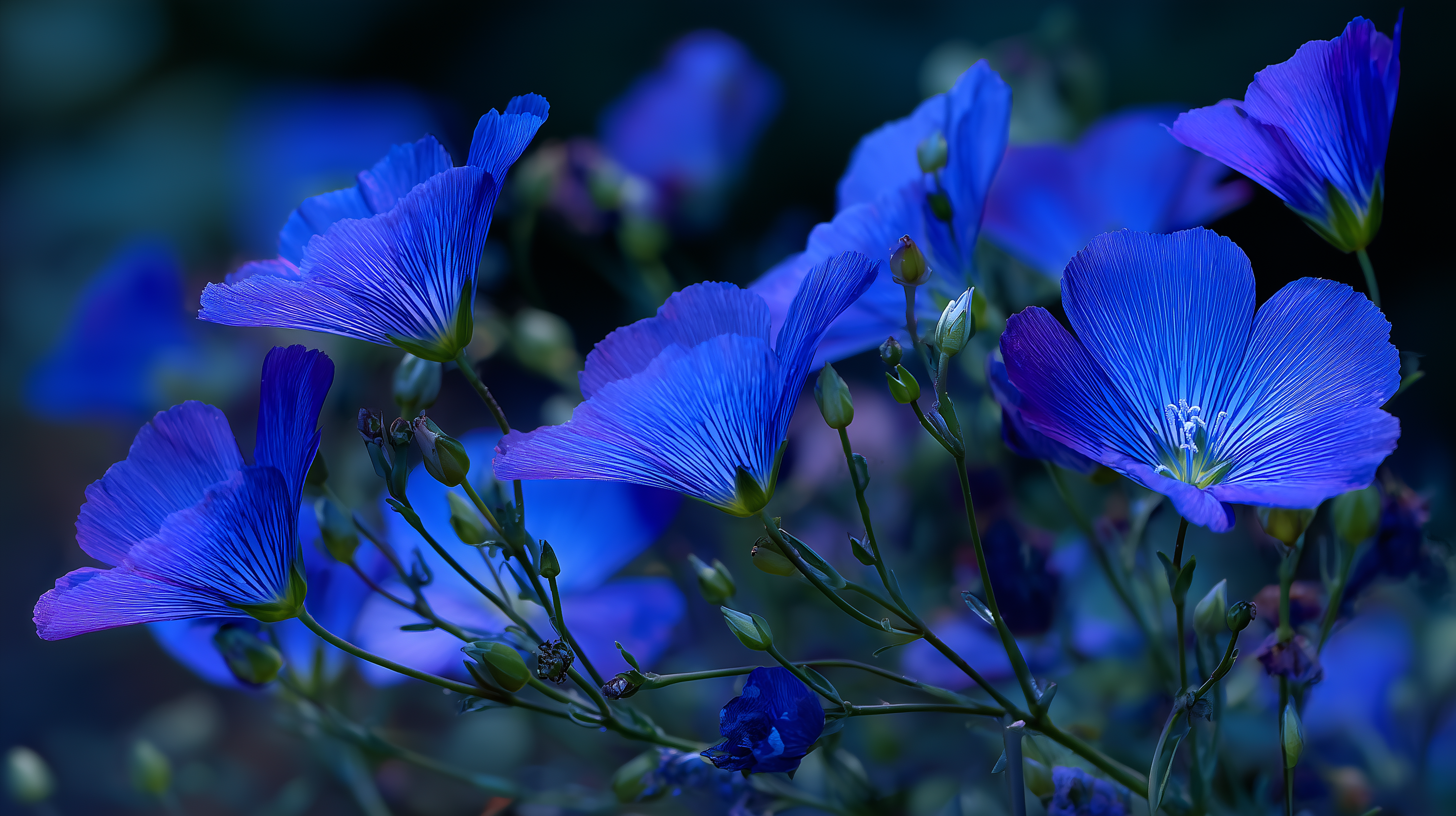 fond d'écran Linum lewisii ultrawide 2560x1080 téléchargement gratuit