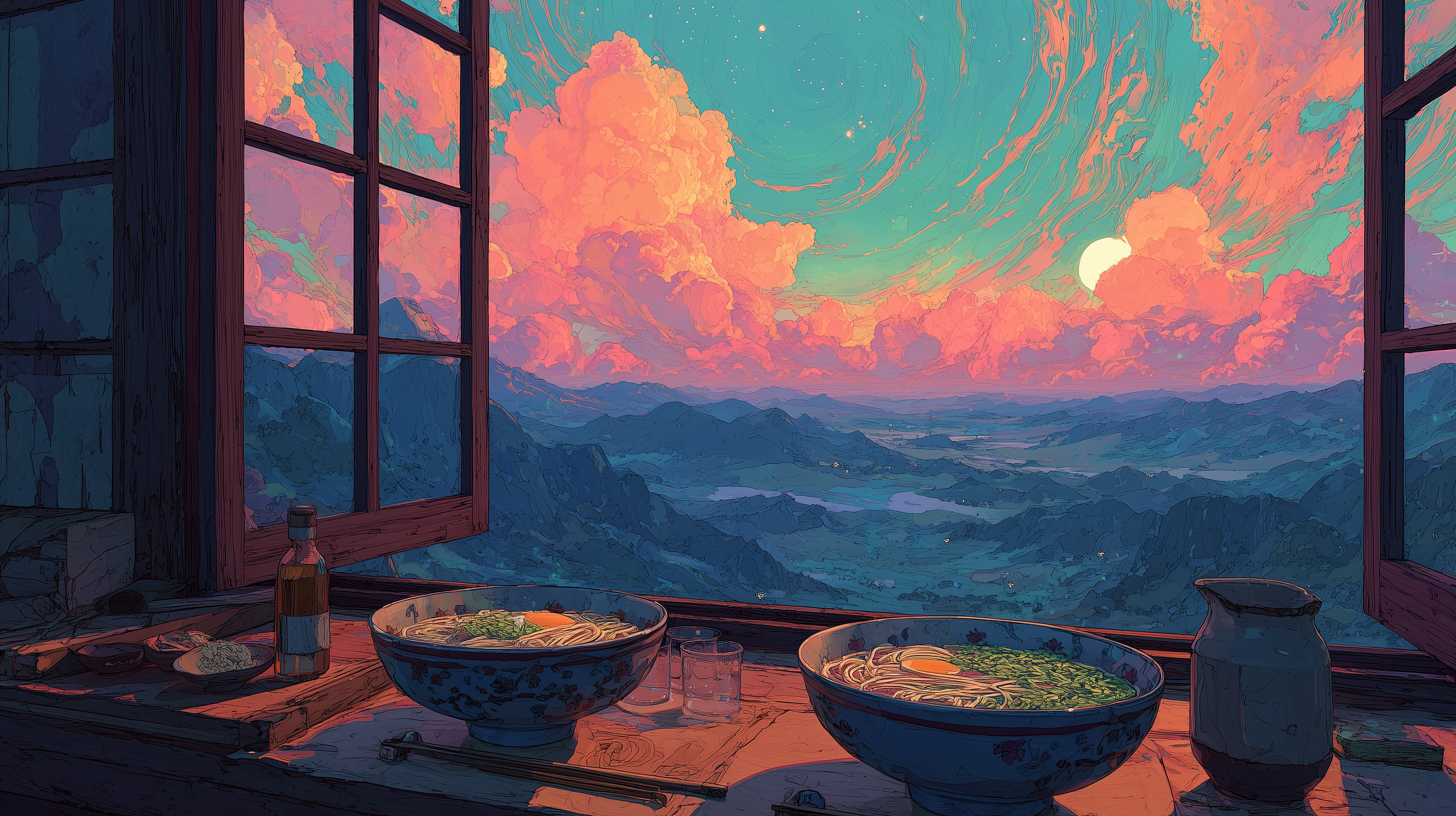 fond d'écran Rāmen Acer téléchargement gratuit