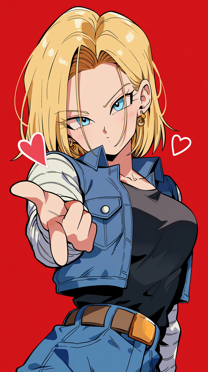 fond d'écran Android 18 téléphone Xiaomi gratuit