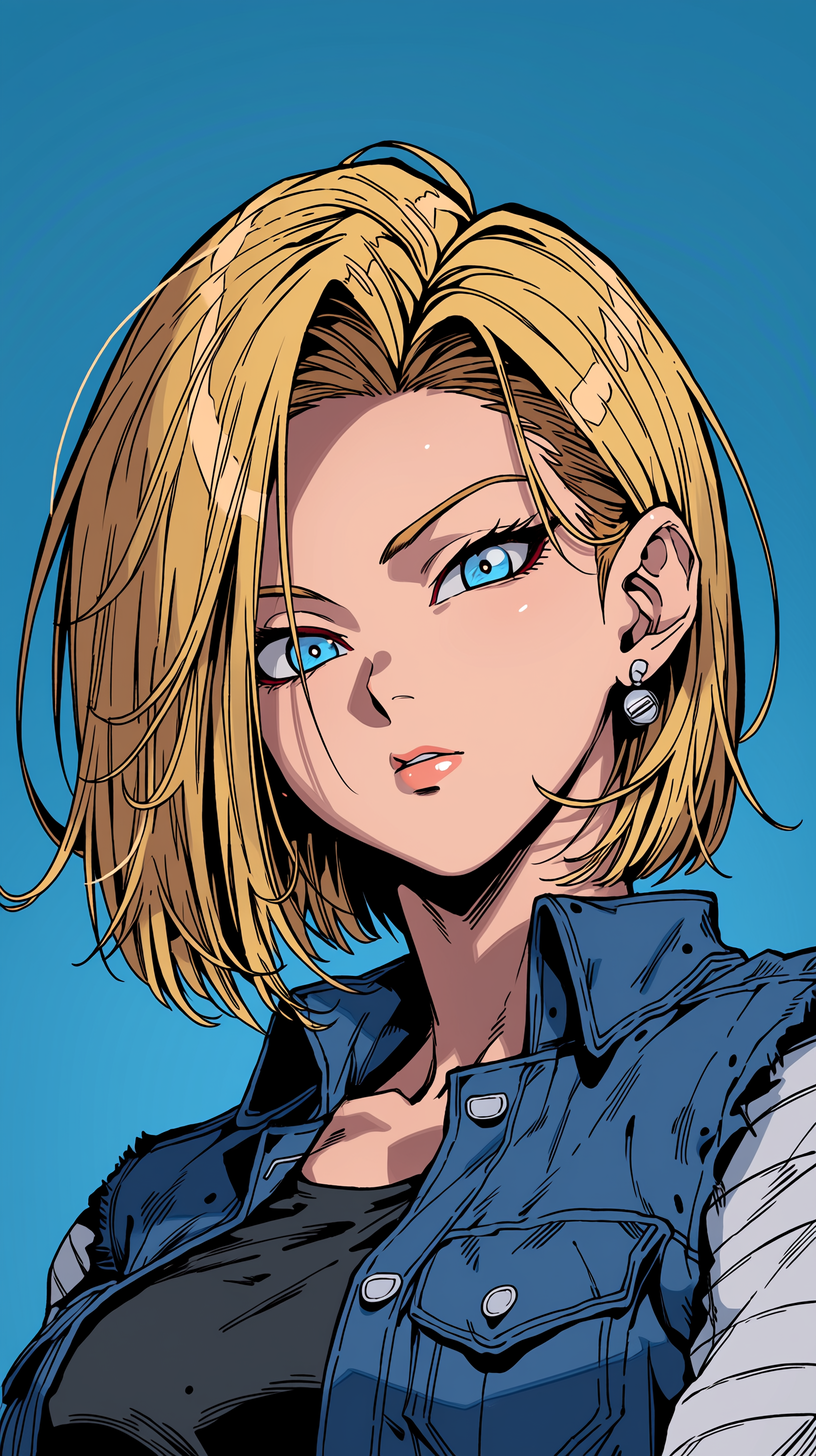 fond d'écran Android 18 téléphone Sony télécharger gratuit